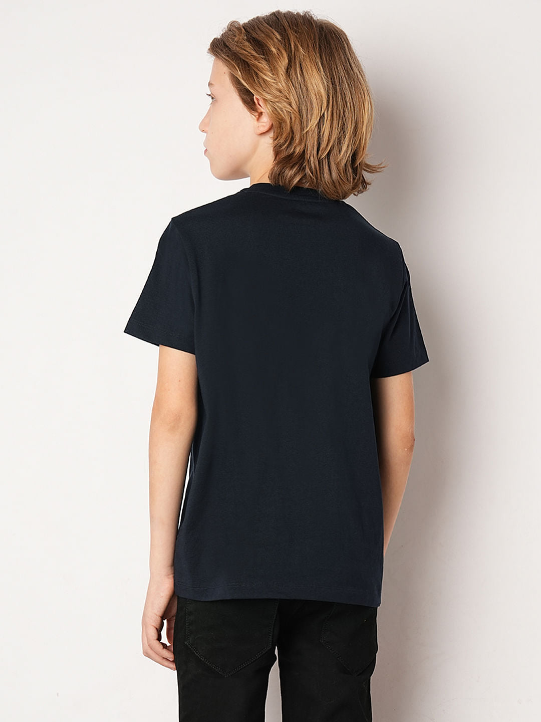 Blue Graphic Print T-shirt