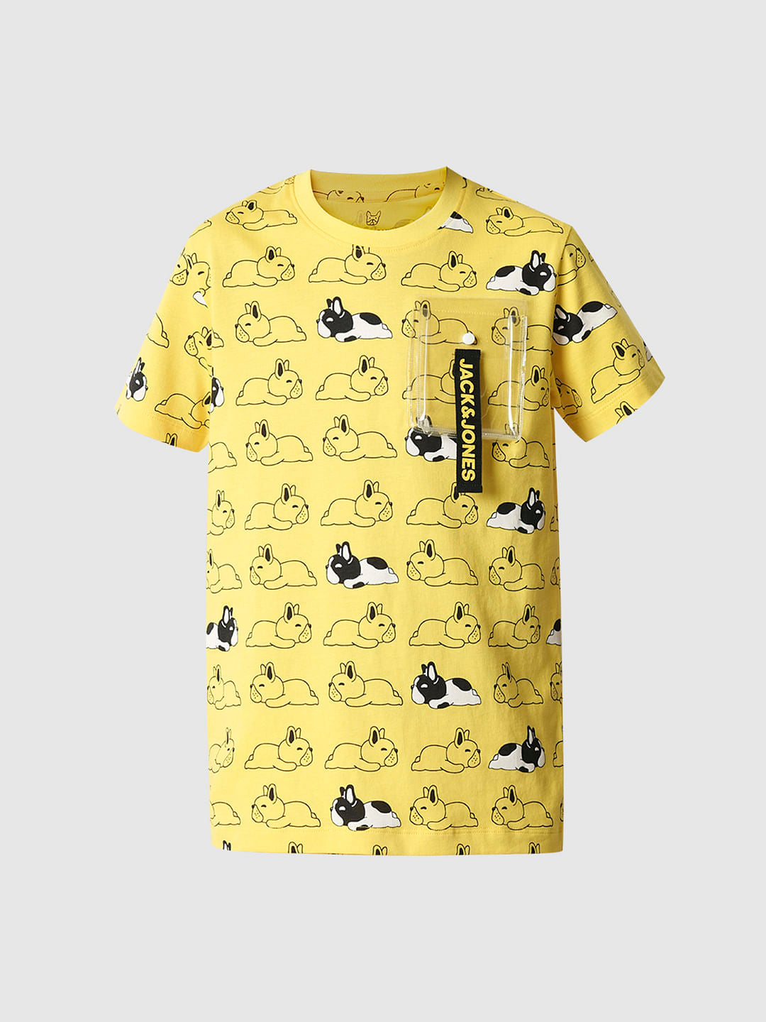 Boys Yellow Sleepy Doggo Co-ord Set T-shirt