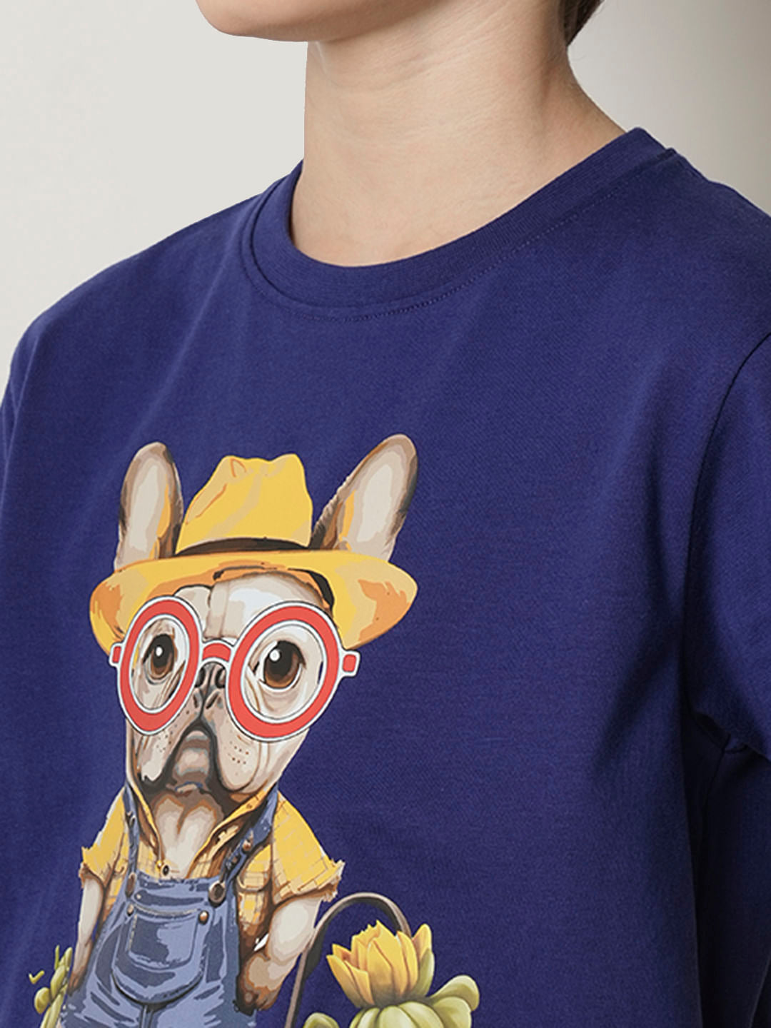 Boys Blue Gardener Doggo T-shirt