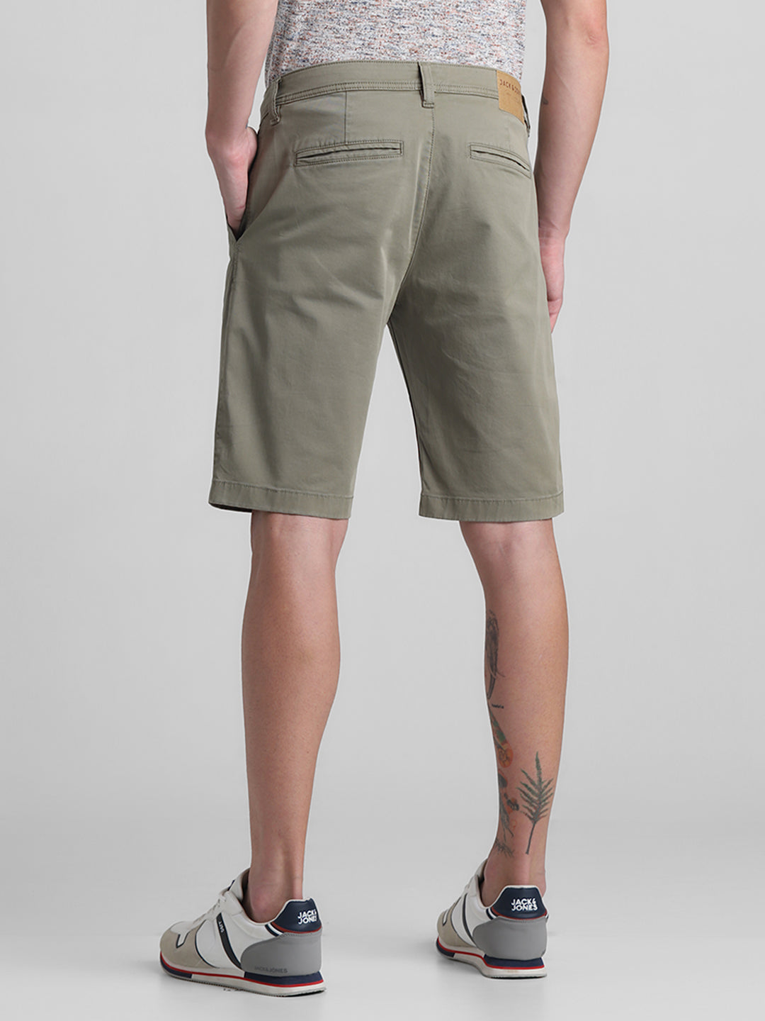 Olive Chino Shorts