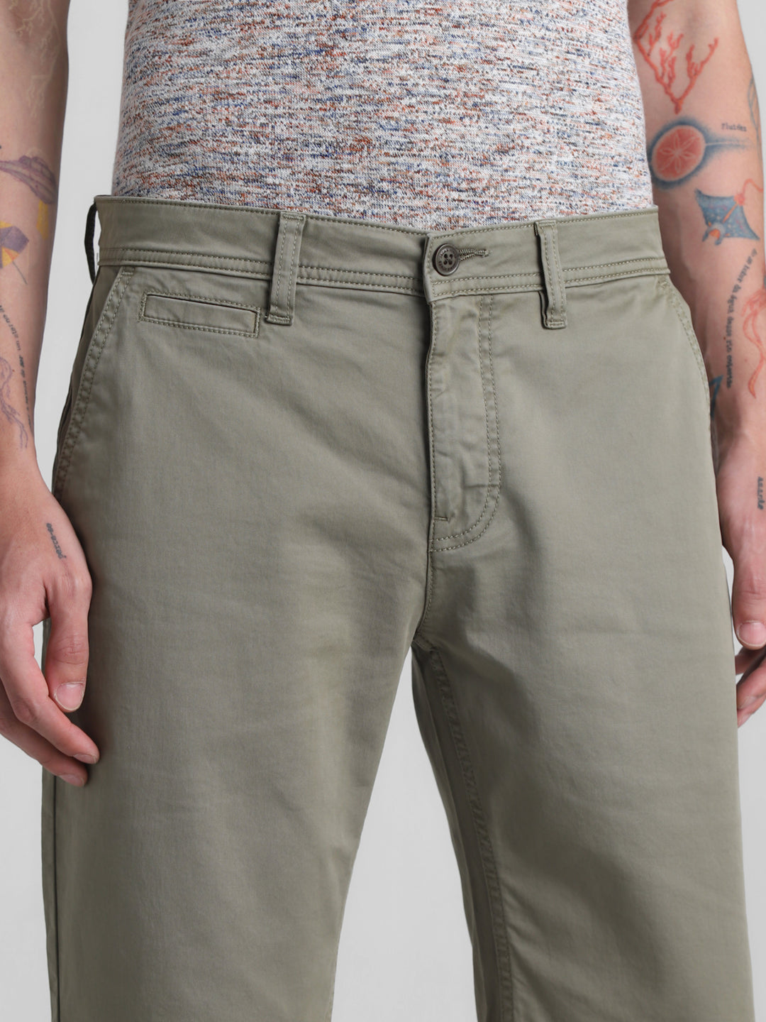 Olive Chino Shorts