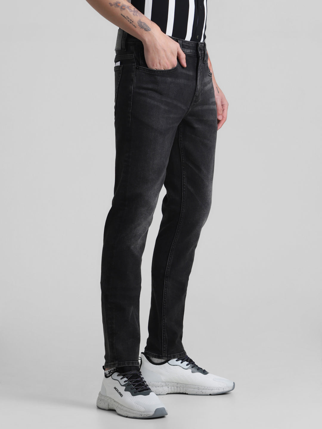 Black 5 Pocket Glenn Slim Fit Jeans