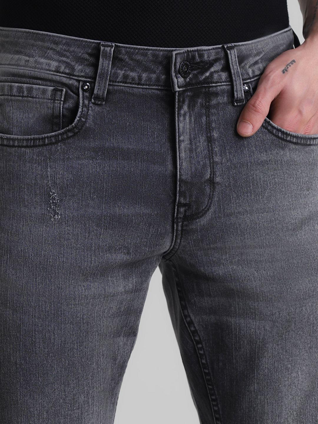5 Pocket Faded Glenn Slim Fit Jeans