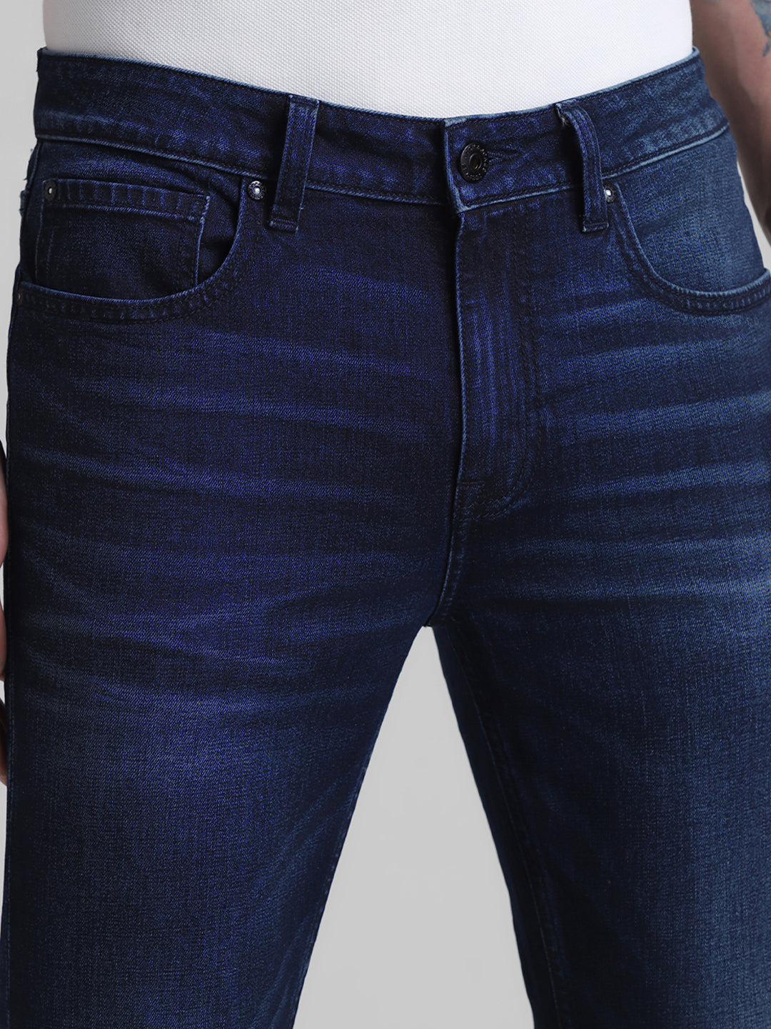 5 Pocket Dark Blue Super Skinny Jeans