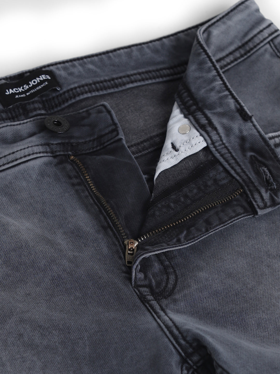 Grey 5 Pocket Knit Skinny Jeans