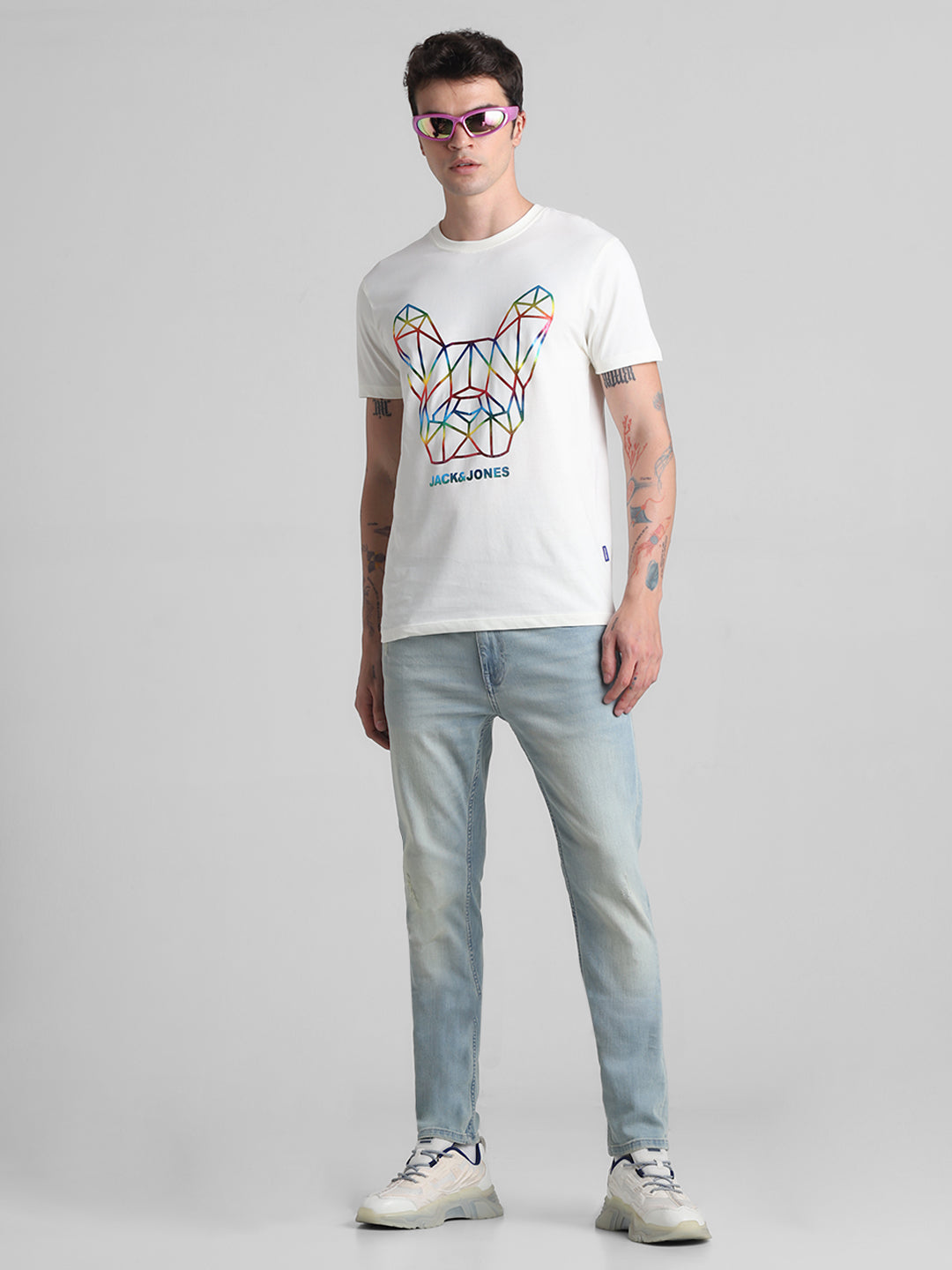 Light Blue Washed Ben Skinny Jeans