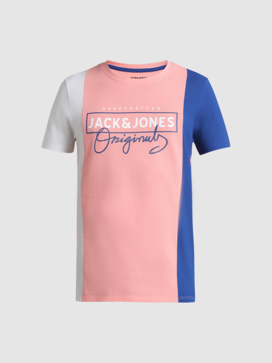 Colourblocked Logo Print T-shirt