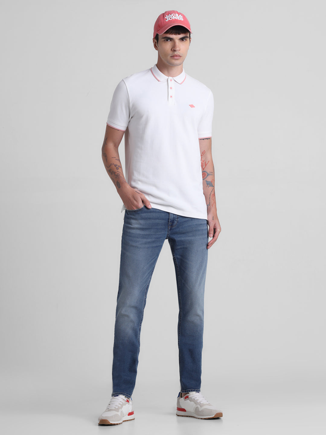 Light Blue 5 Pocket Glenn Slim Jeans