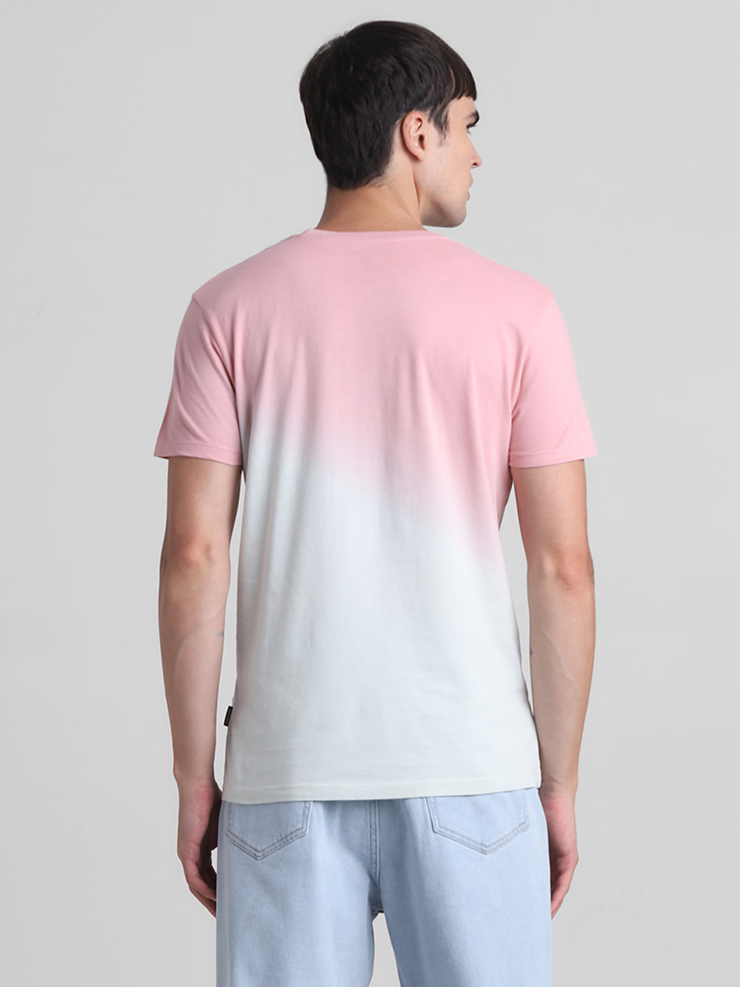 Ombré Colourblocked Cotton T-shirt