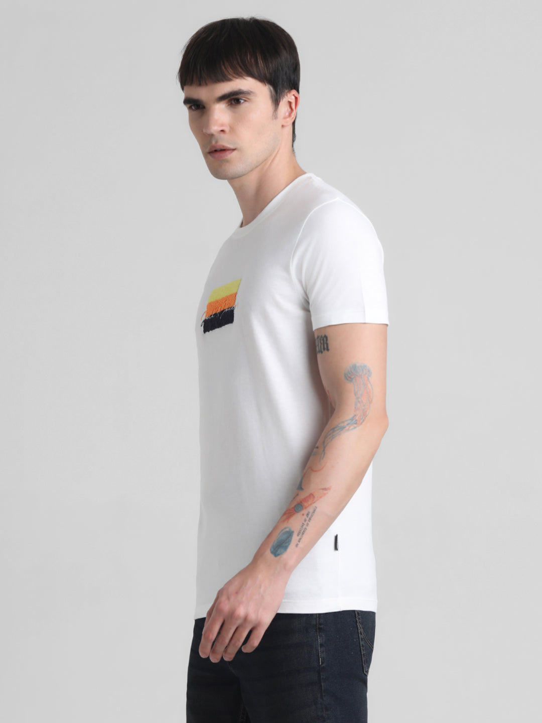 JACK&JONES Slim Embroidery T-Shirts