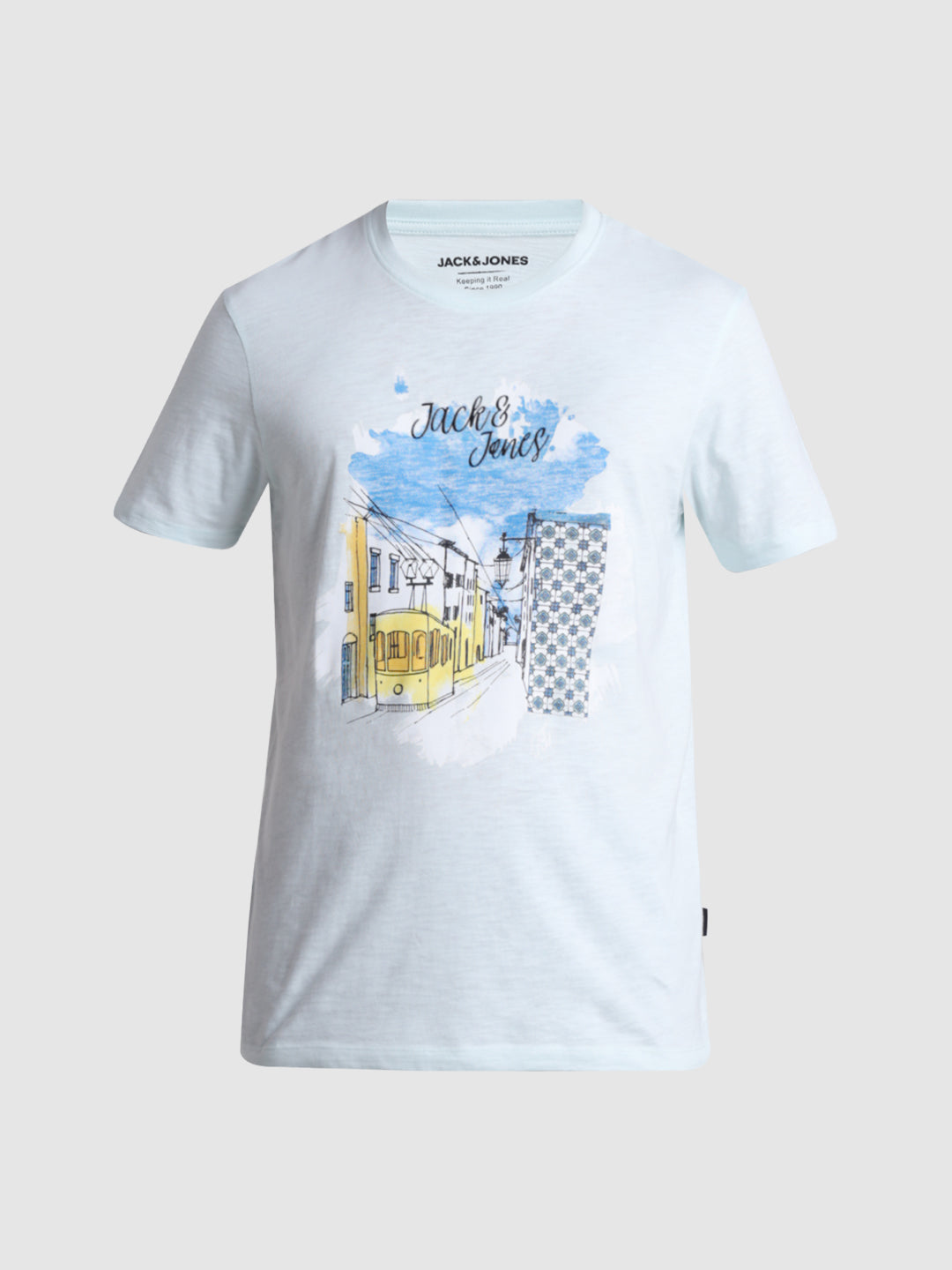 Landscape Printed Cotton T-shirt