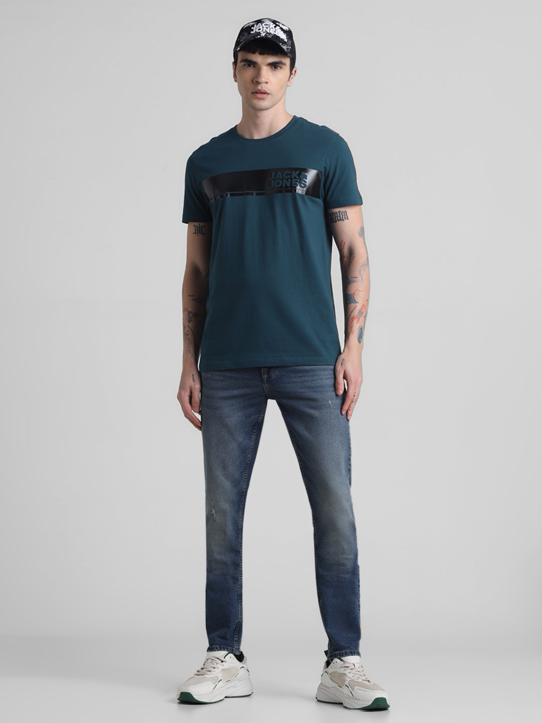 Mildly Distressed Glenn Slim Fit Jeans
