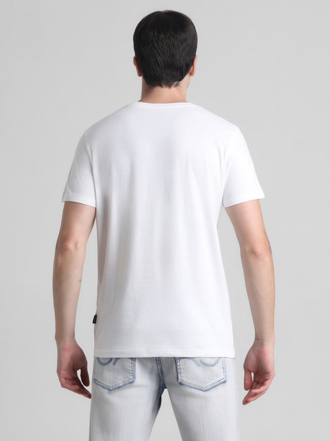 Flamingo Print Cotton T-shirt