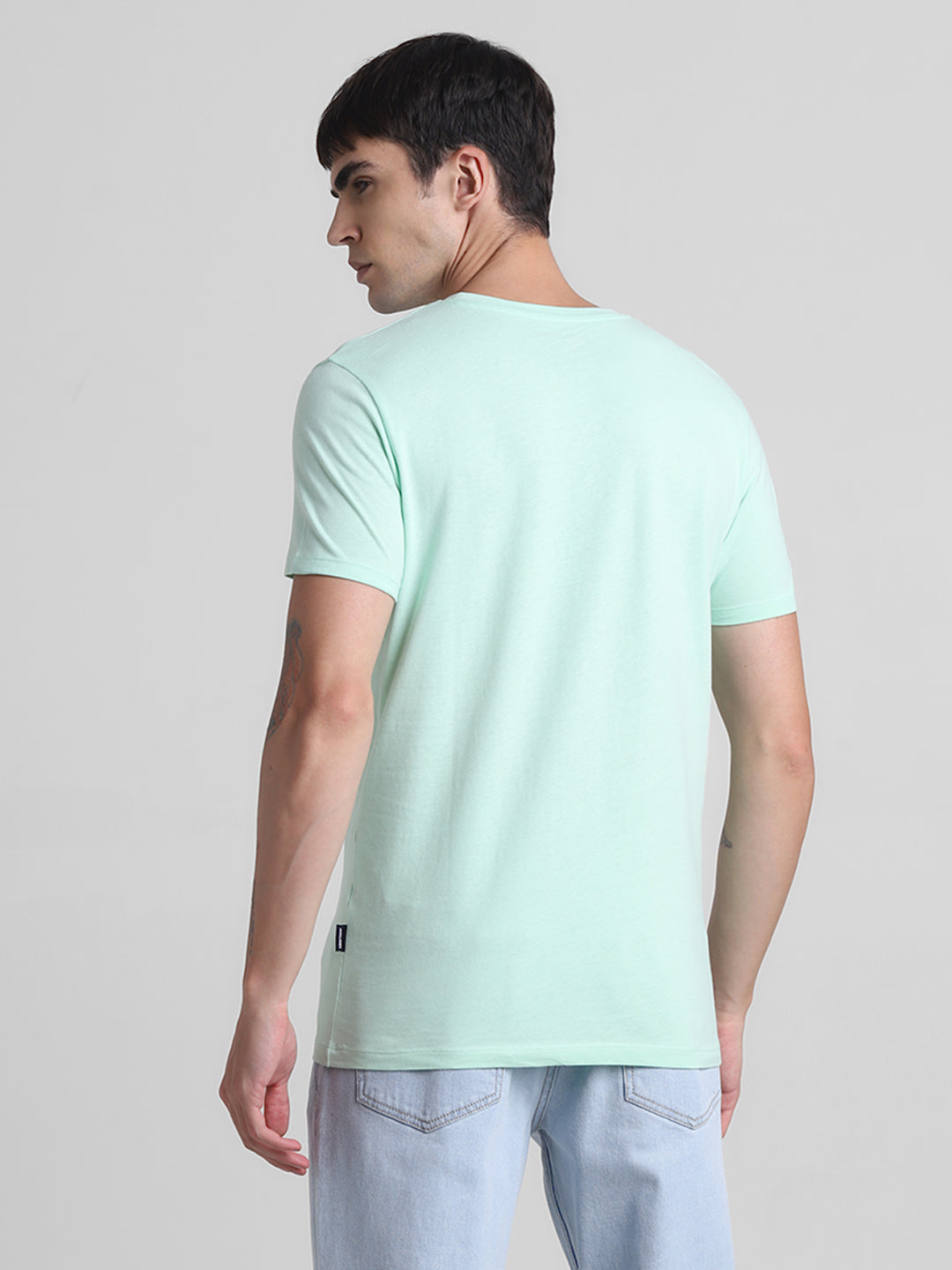 Green Logo Print T-Shirt