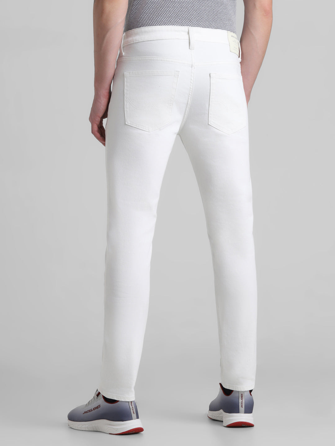 White 5 Pocket Ben Skinny Jeans