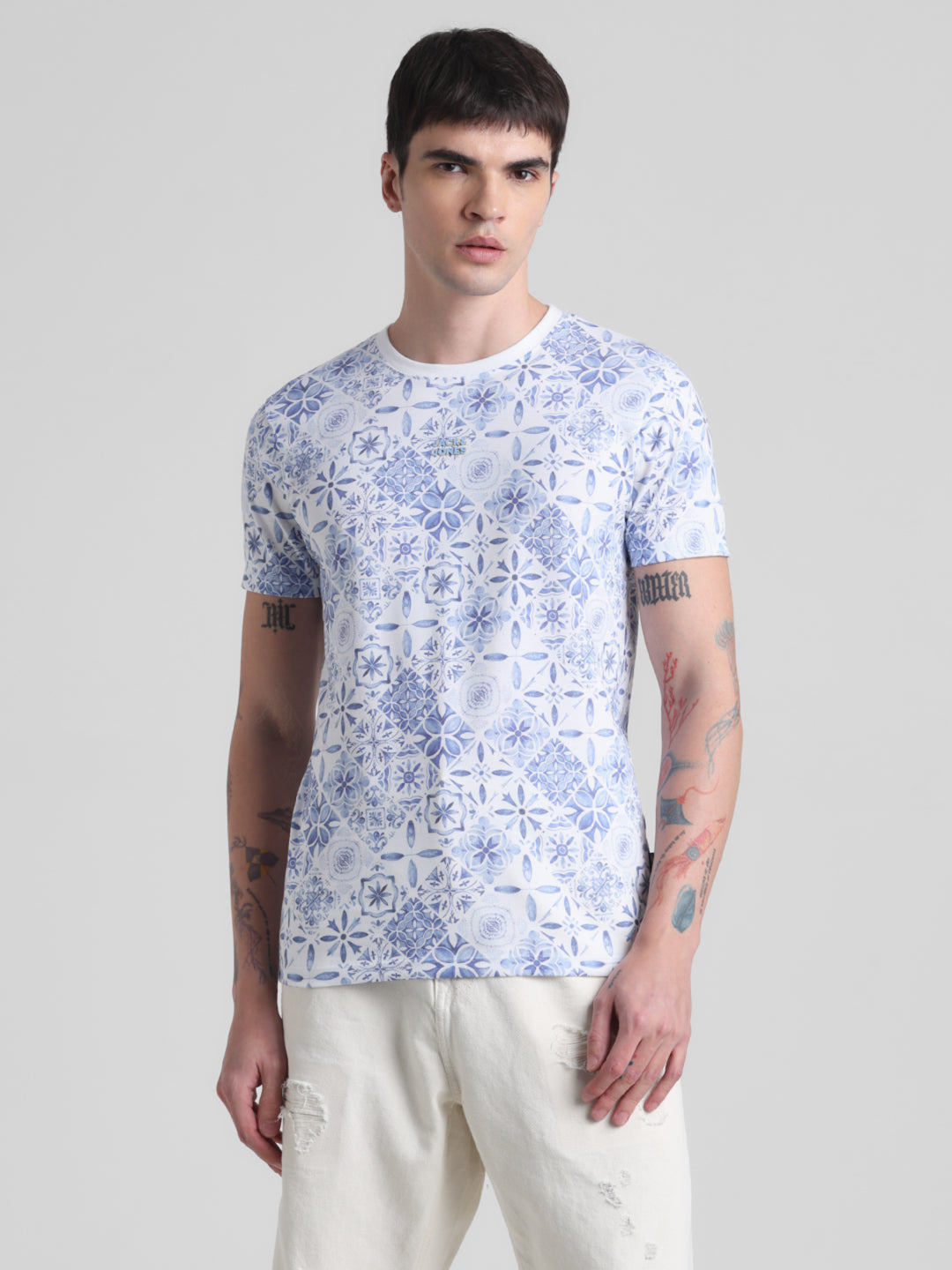 Abstract Printed T-shirt