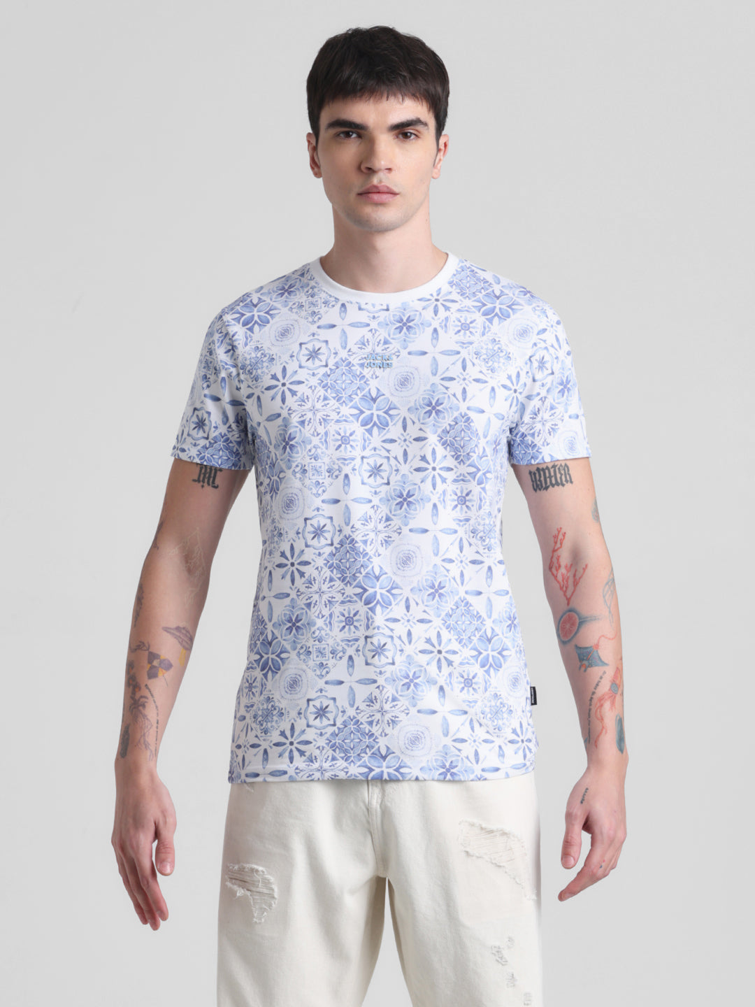 Abstract Printed T-shirt