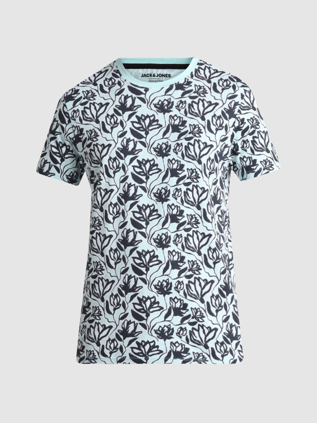 Floral Cotton Slim Fit T-shirt