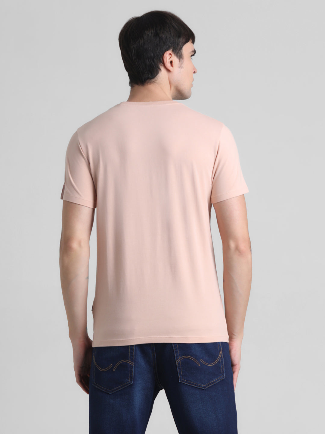Light Pink Solid T-shirt
