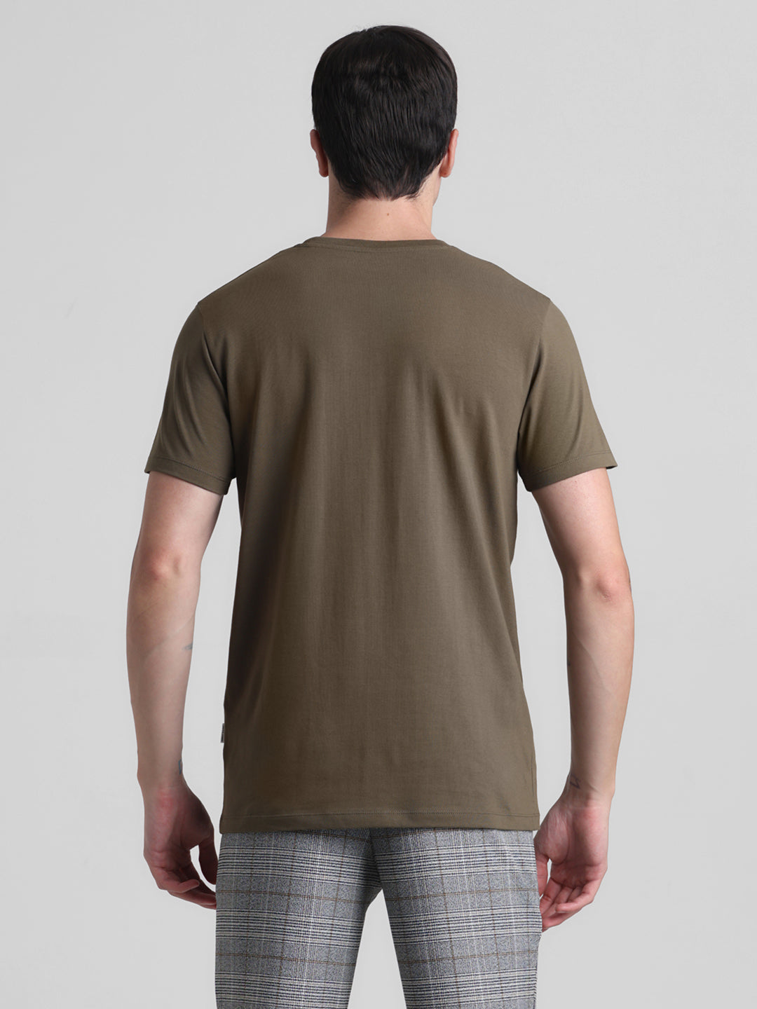 Olive Green Slim Fit T-shirt