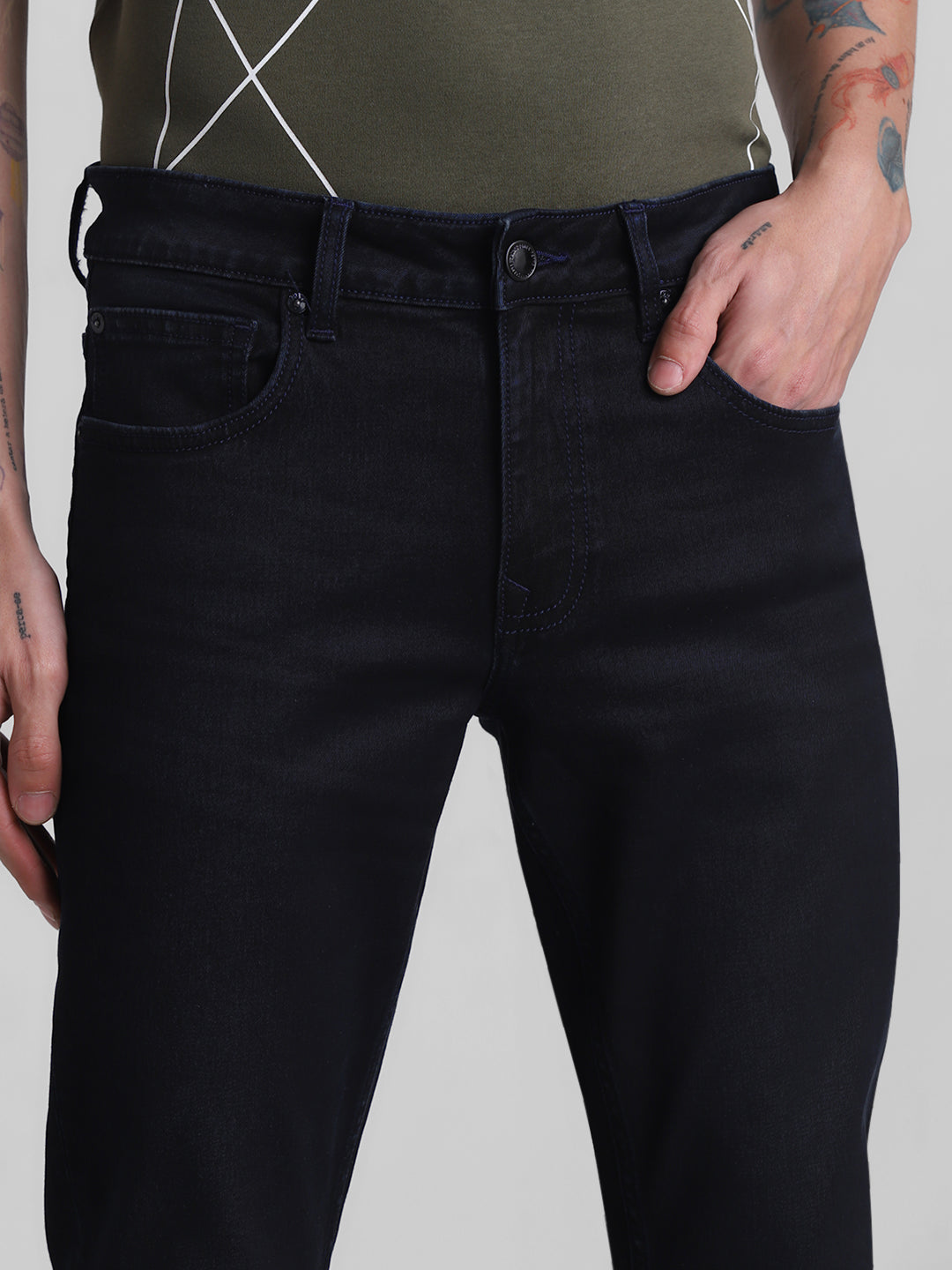 Dark Blue Glenn Slim Fit Jeans