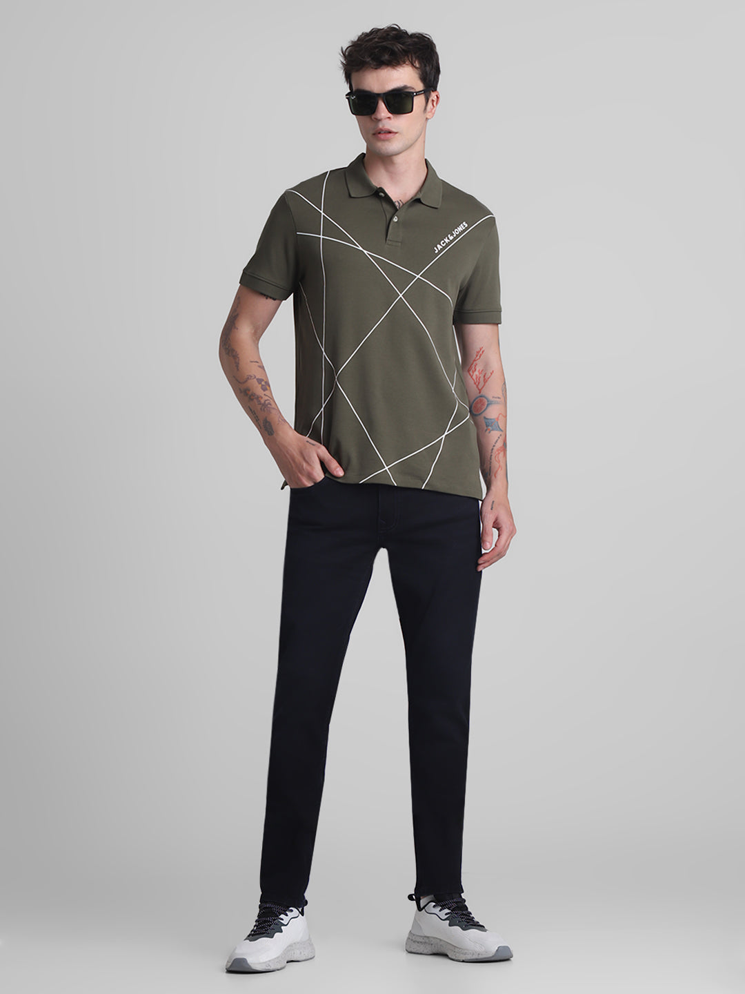 Dark Blue Glenn Slim Fit Jeans