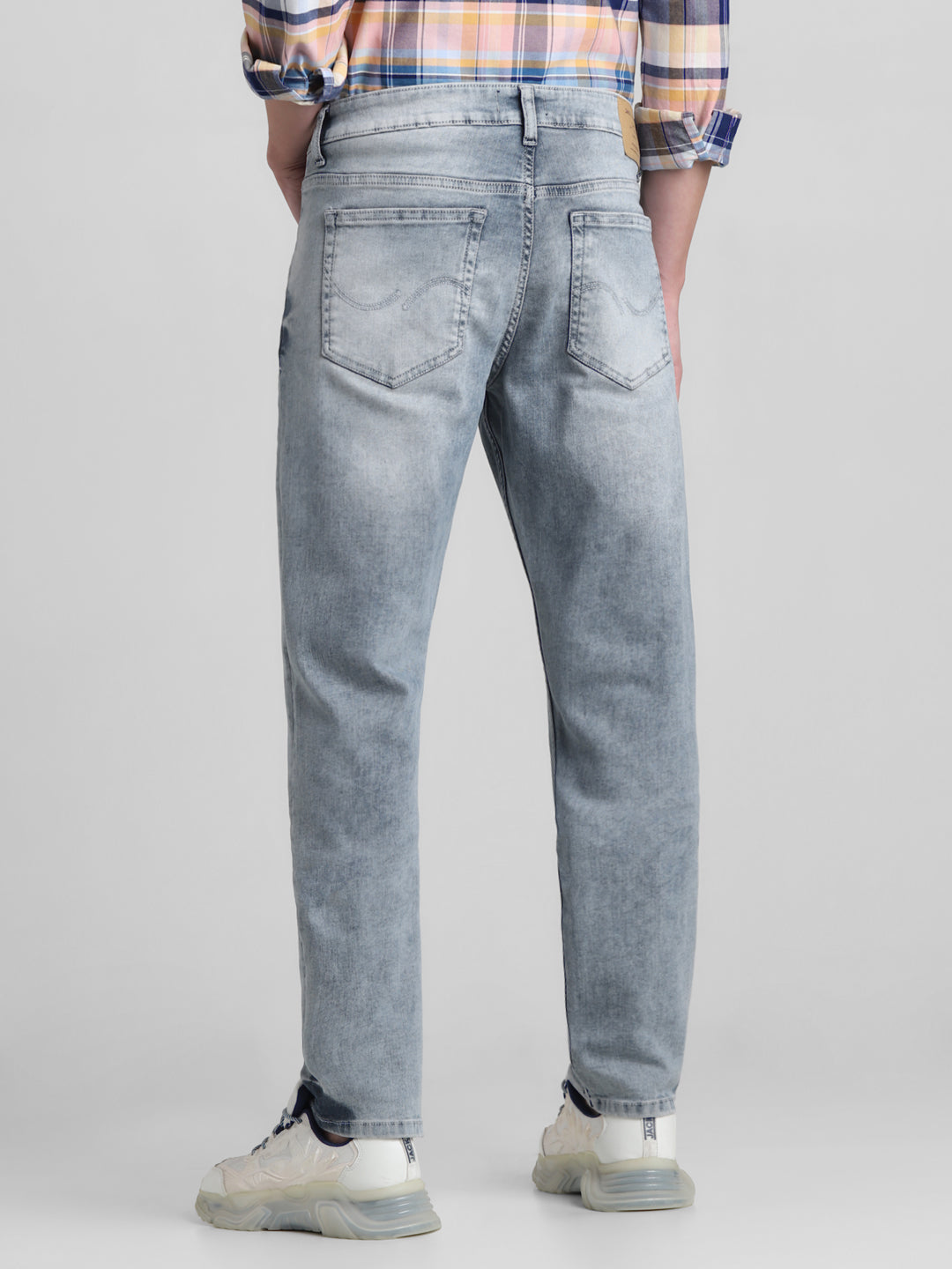 Grey 5 Pocket Glenn Slim Fit Jeans