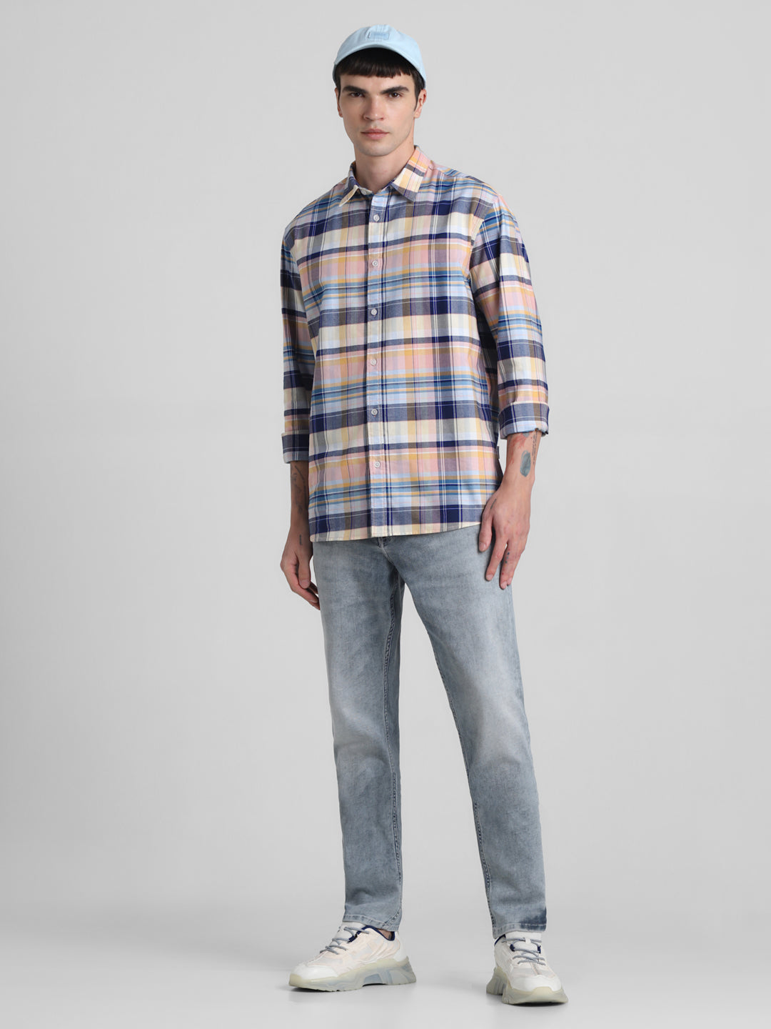 Grey 5 Pocket Glenn Slim Fit Jeans