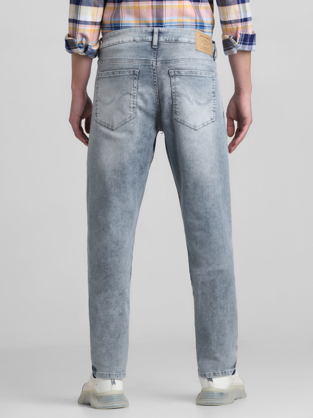 Grey 5 Pocket Glenn Slim Fit Jeans