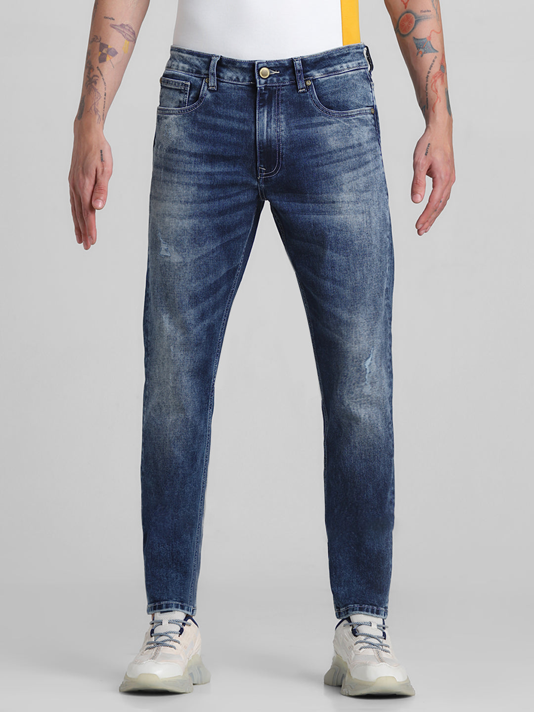 Blue Washed Ben Skinny Jeans