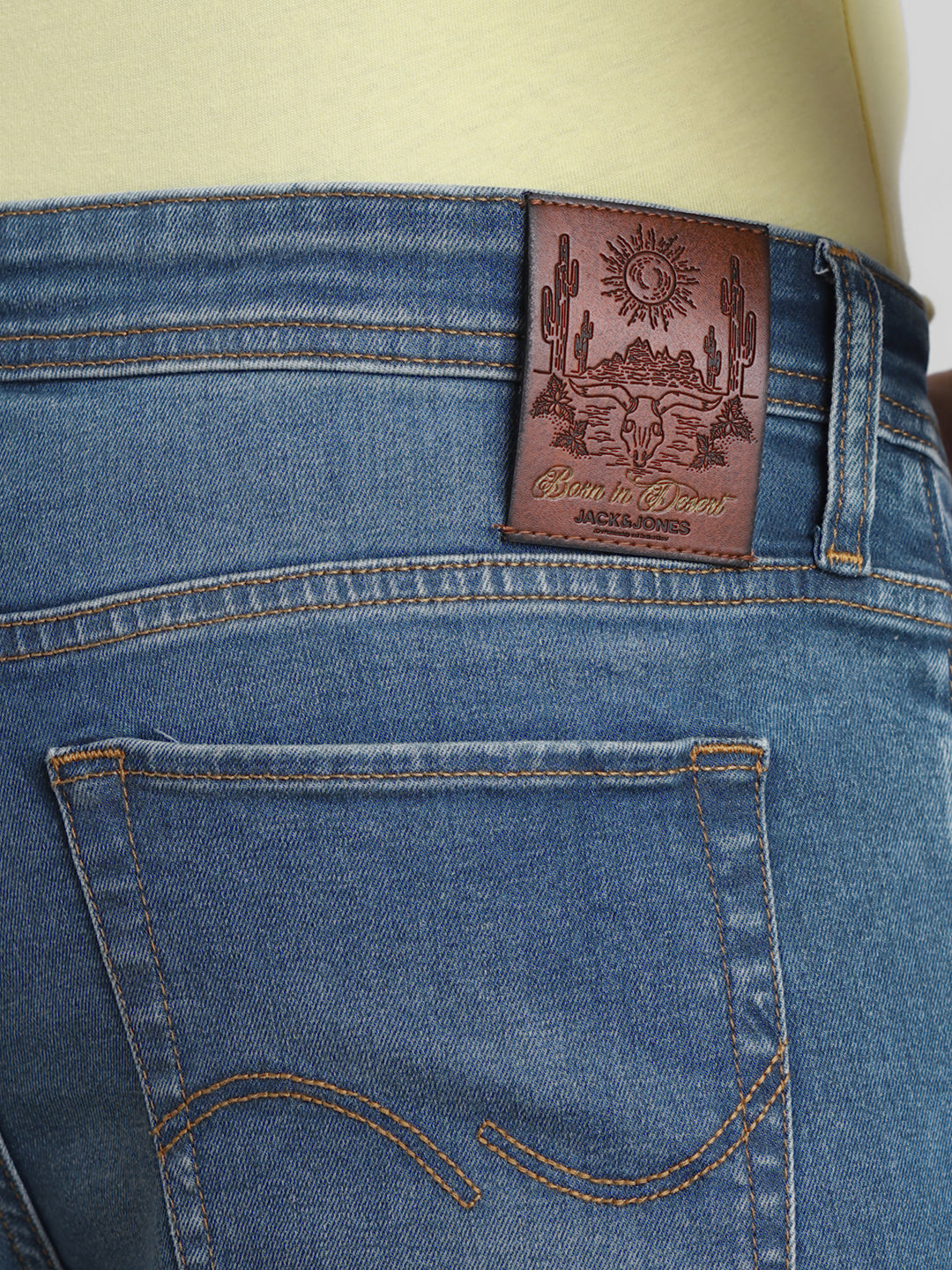 Blue 5 Pocket Glenn Slim Fit Jeans