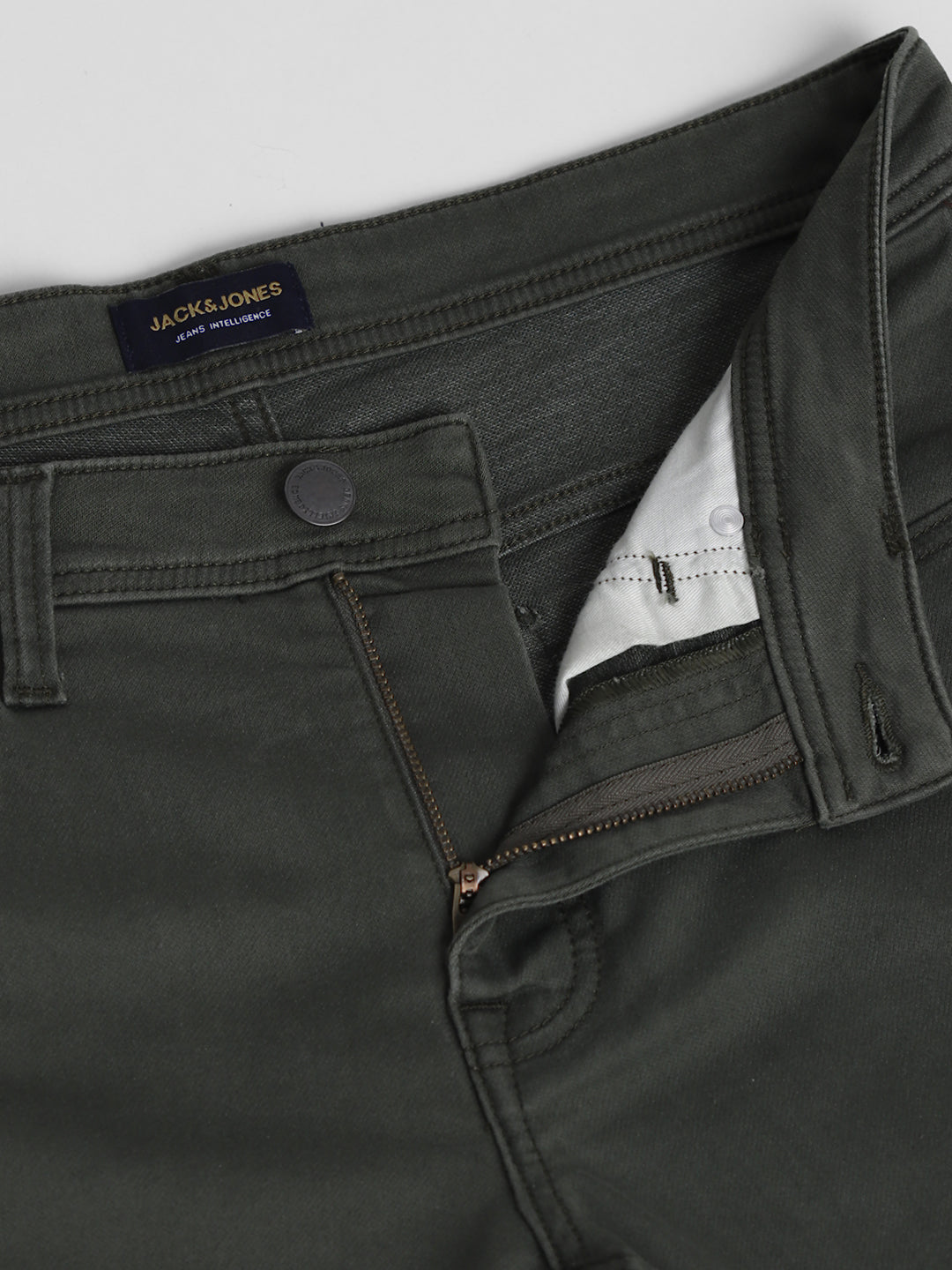 Olive Knitted Glenn Slim Fit Pants