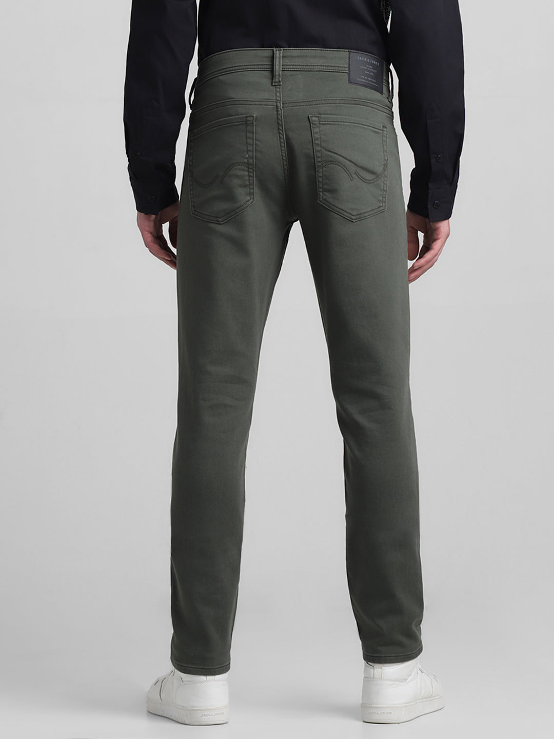 Olive Knitted Glenn Slim Fit Pants