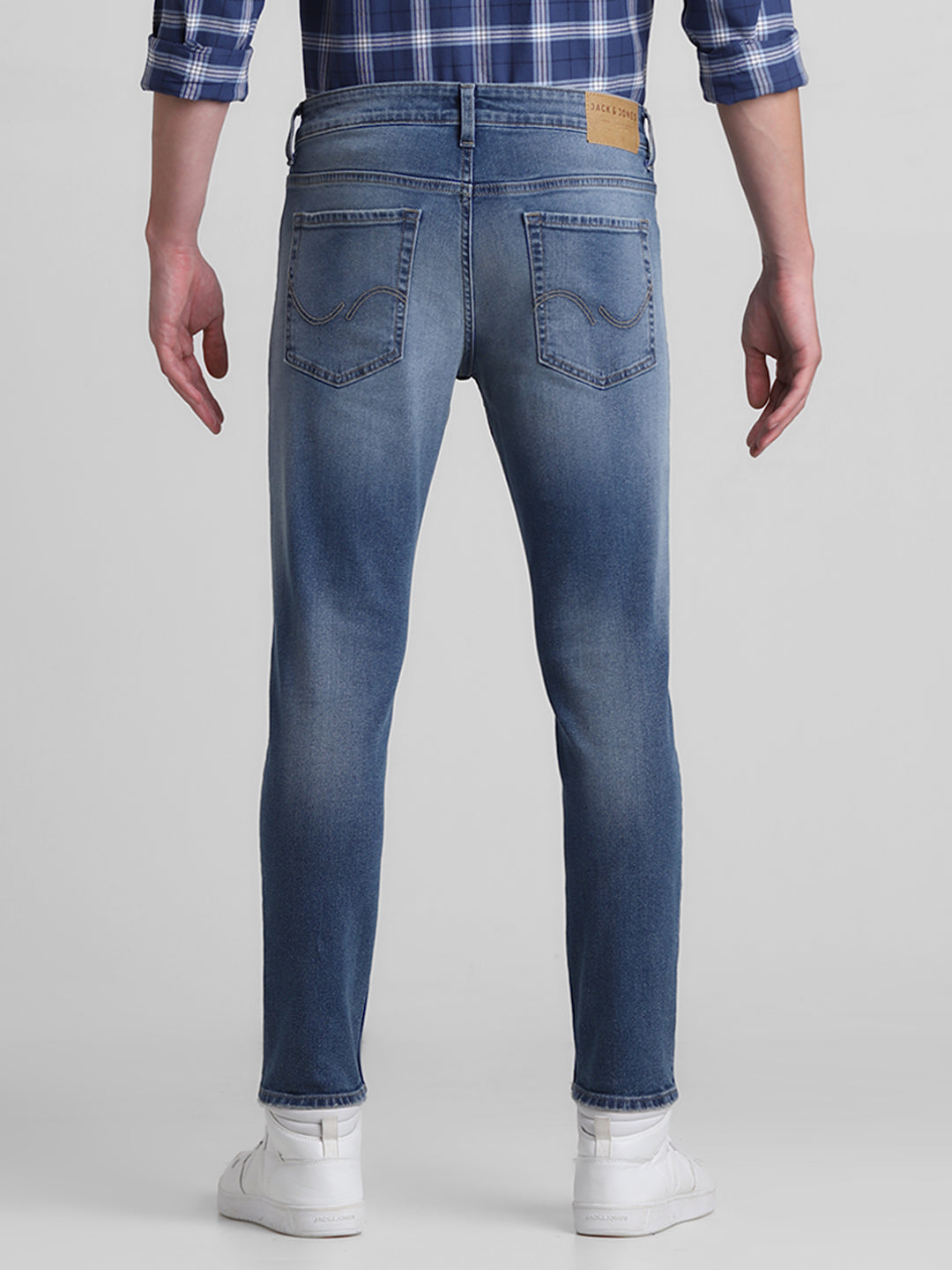 Light Blue 5 Pocket Brak Cropped Jeans