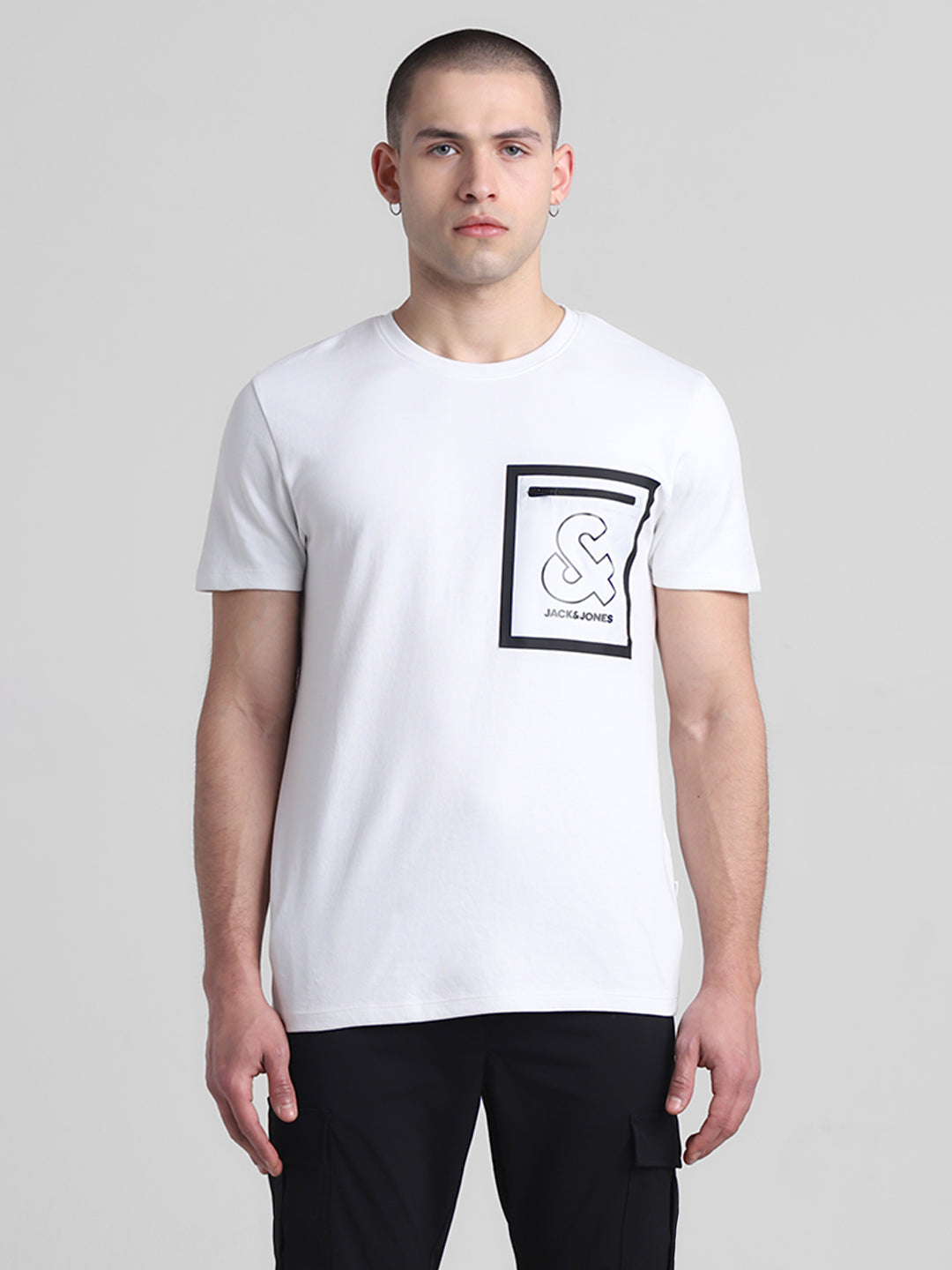 White Patch Pocket T-shirt