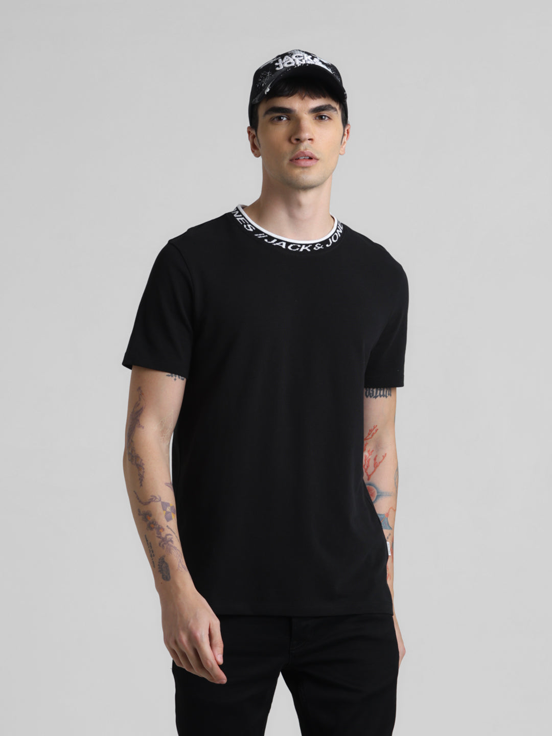 JACK&JONES Slim Jacquard T-Shirts