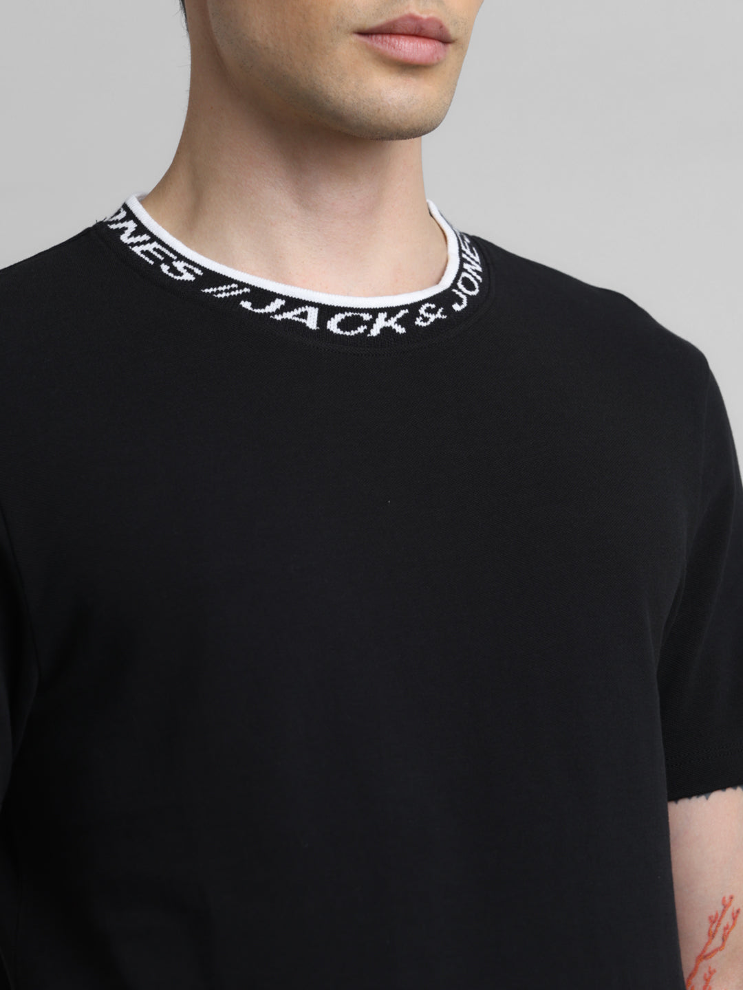 JACK&JONES Slim Jacquard T-Shirts