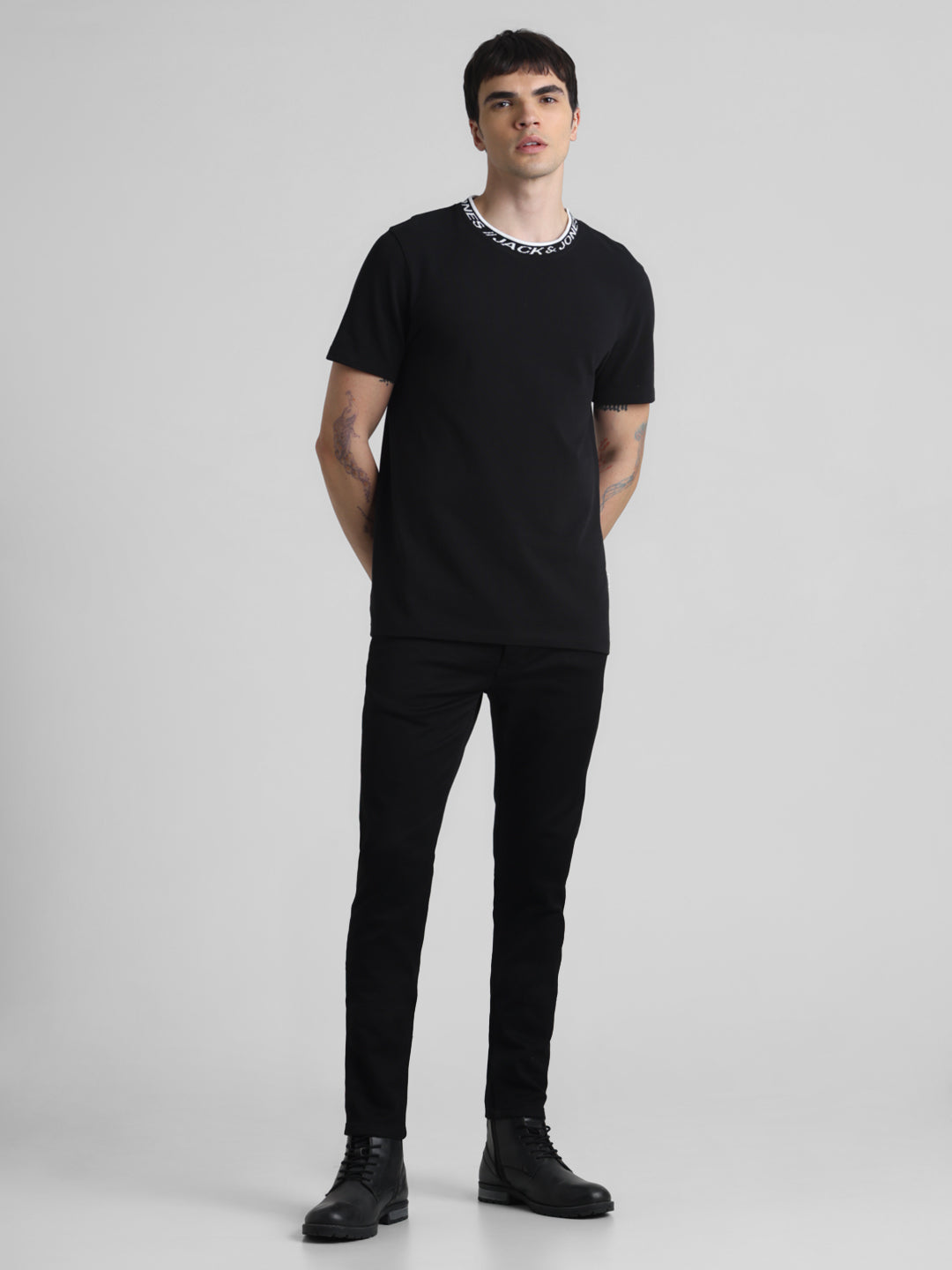 JACK&JONES Slim Jacquard T-Shirts