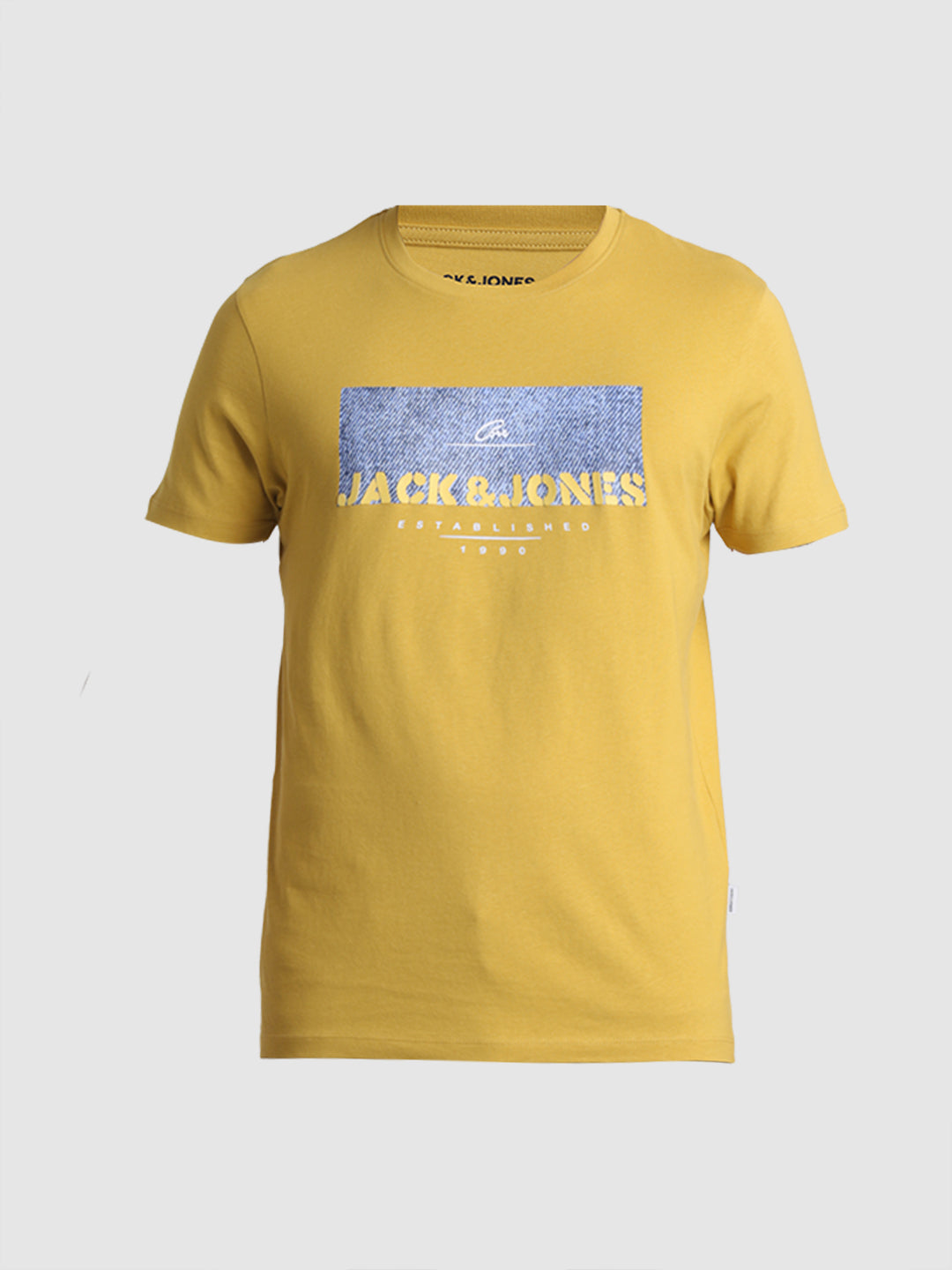Mustard Logo Printed T-shirt