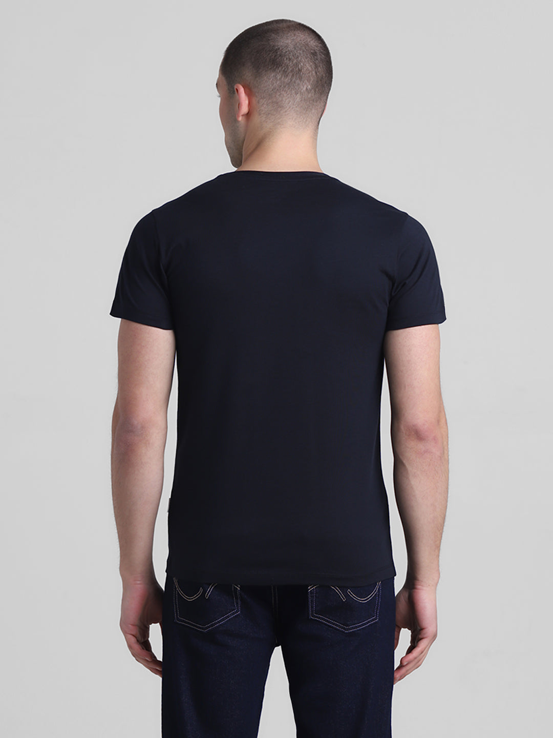 JACK&JONES Slim Embroidery T-Shirts