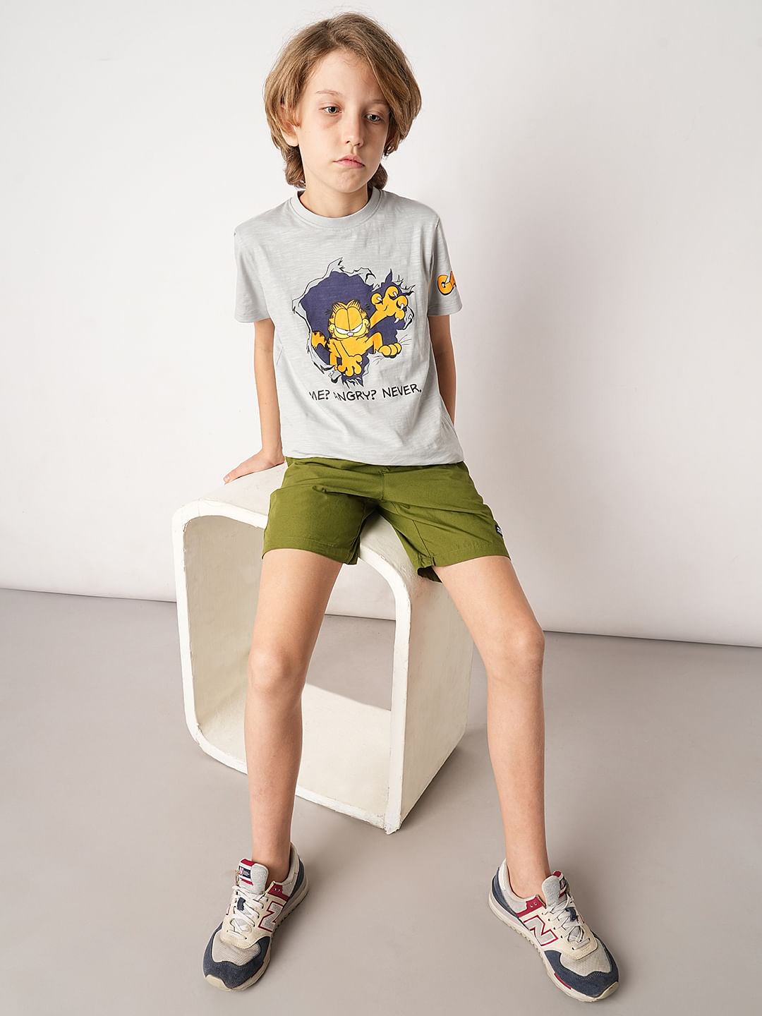 Dark Green Cotton Shorts - 4/5Y