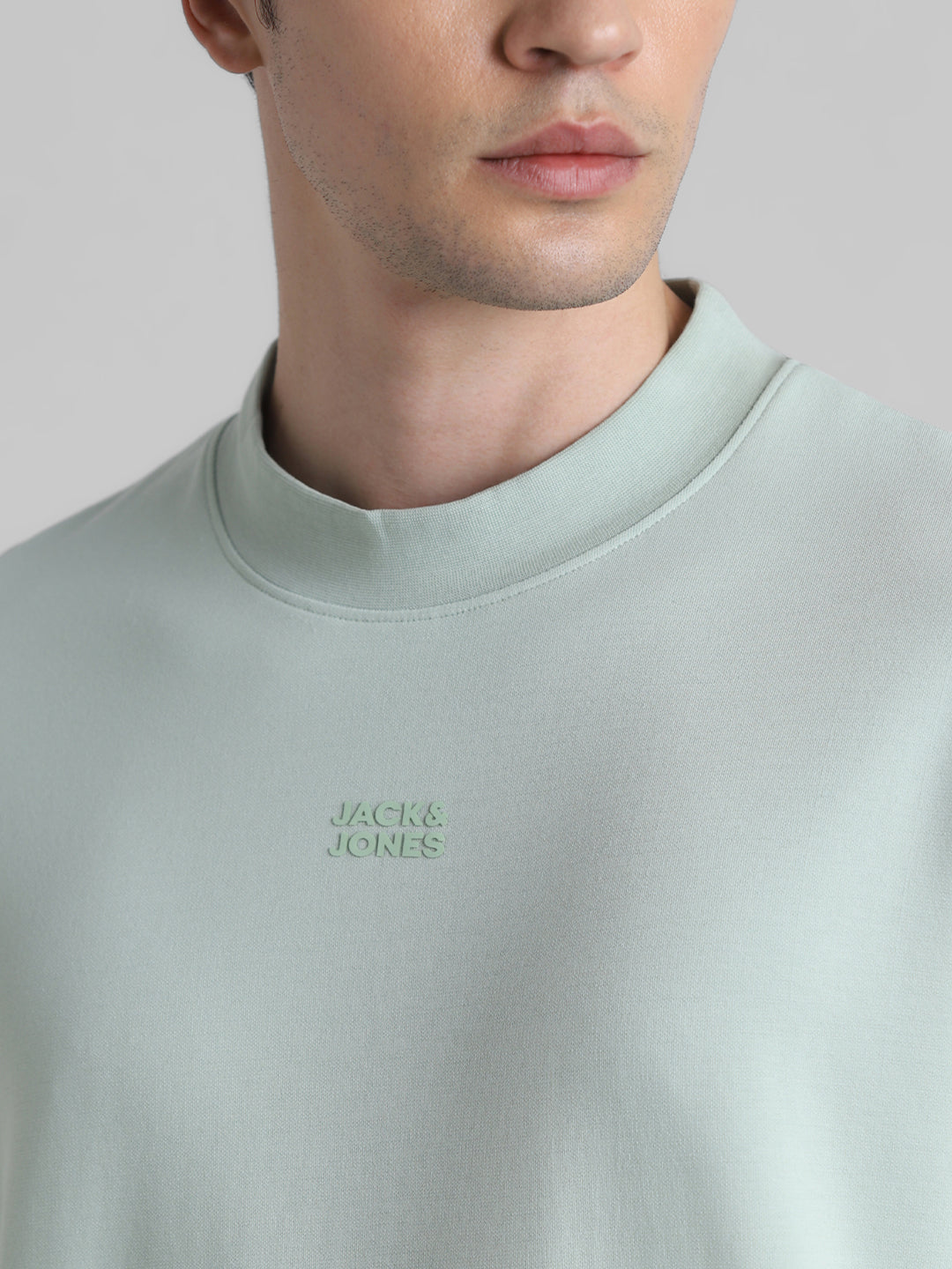 Green Logo Print Boxy T-shirt