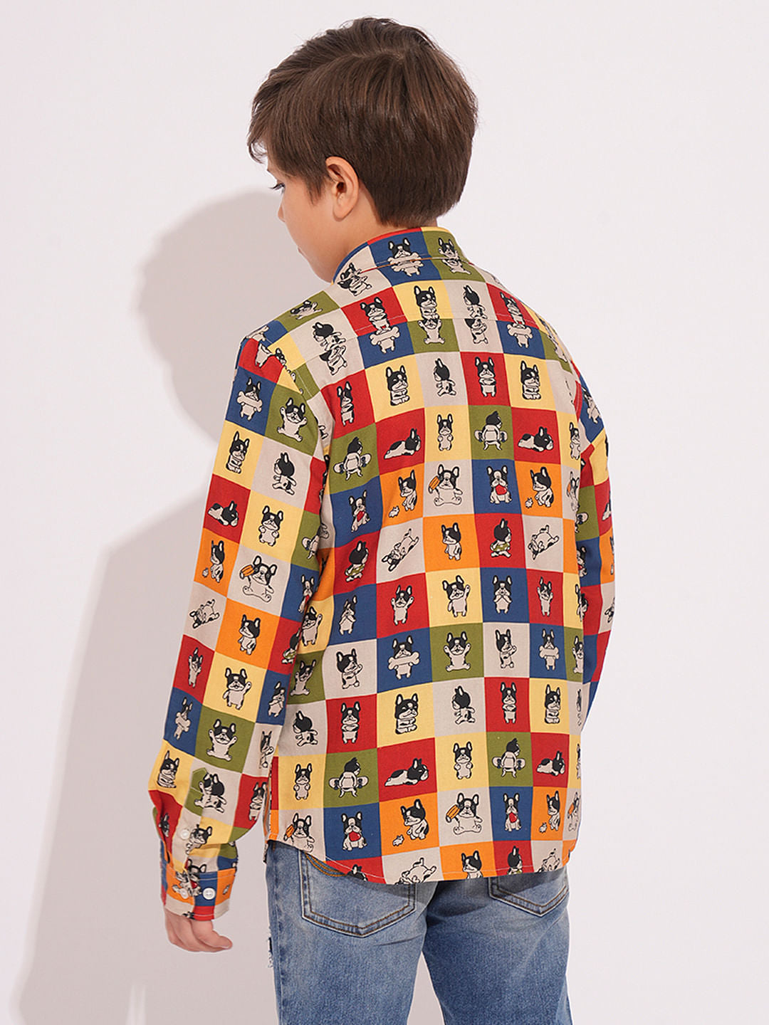 Multi-Colour Doggo Print Shirt