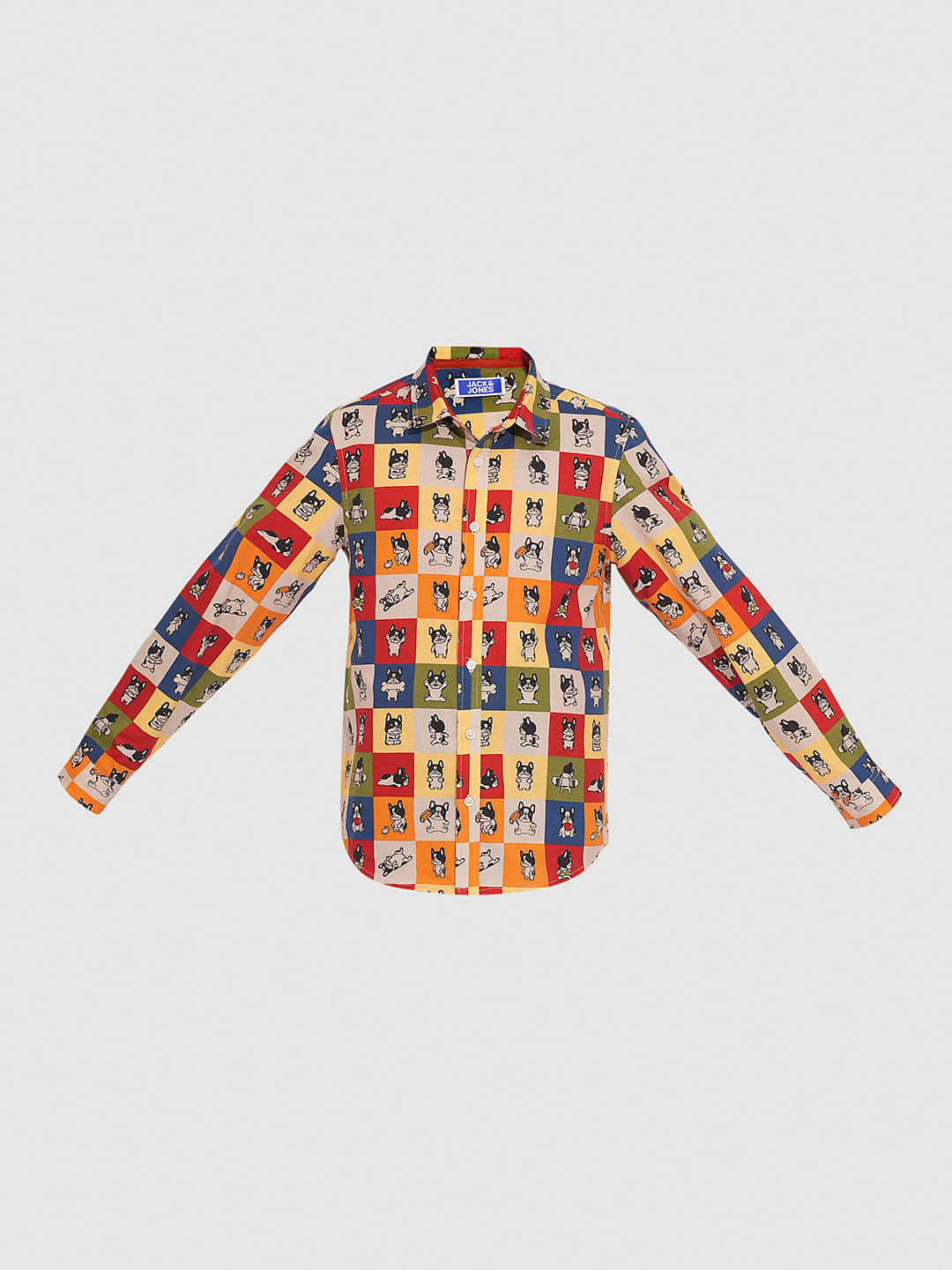 Multi-Colour Doggo Print Shirt