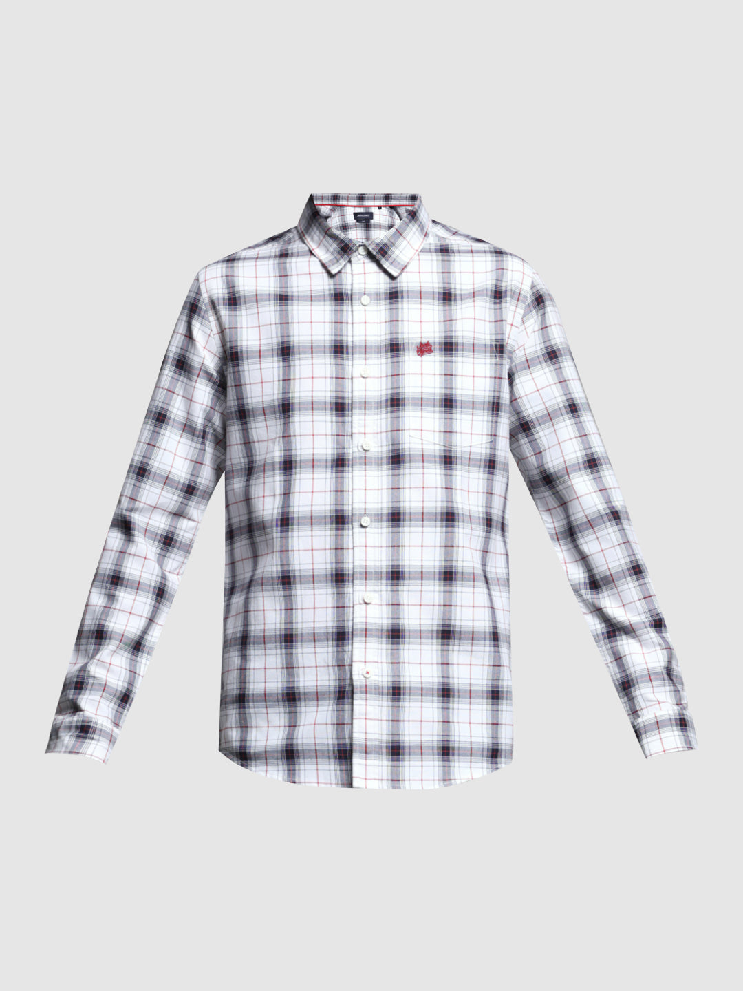 White Check Cotton Shirt