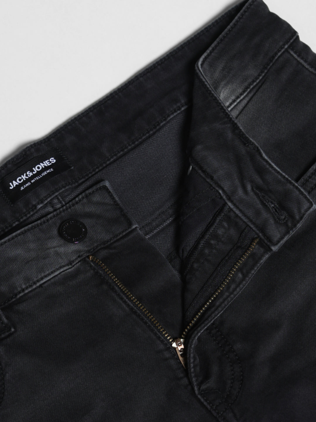 Black Washed Knitted Skinny Jeans