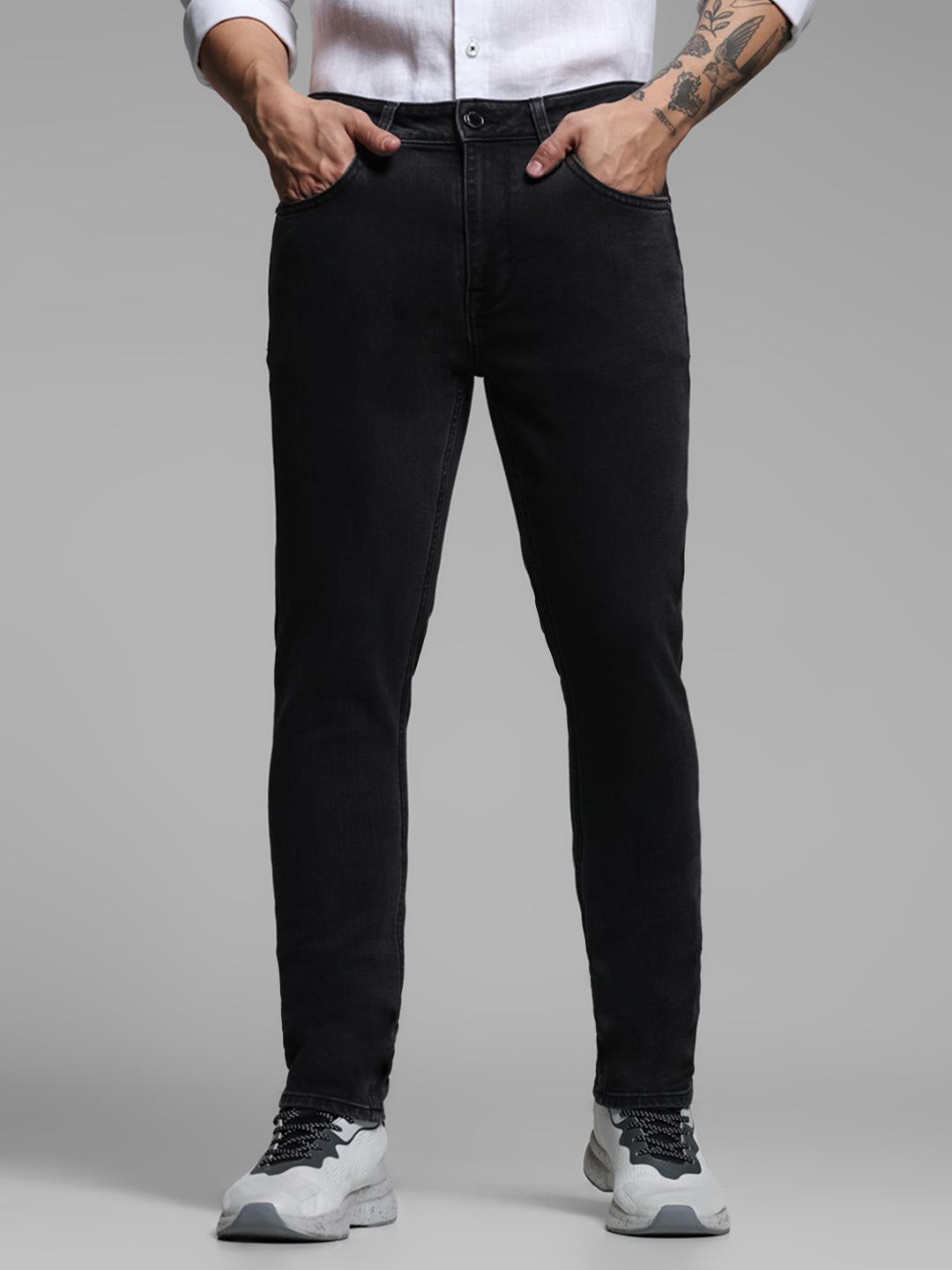 Black Liam Super Skinny Jeans - 28/30