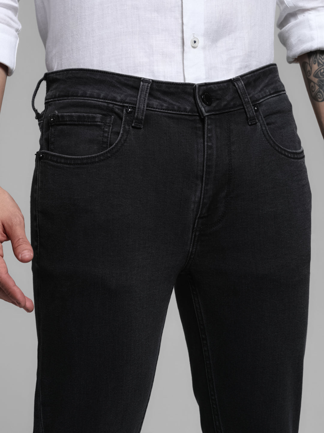 Black Liam Super Skinny Jeans