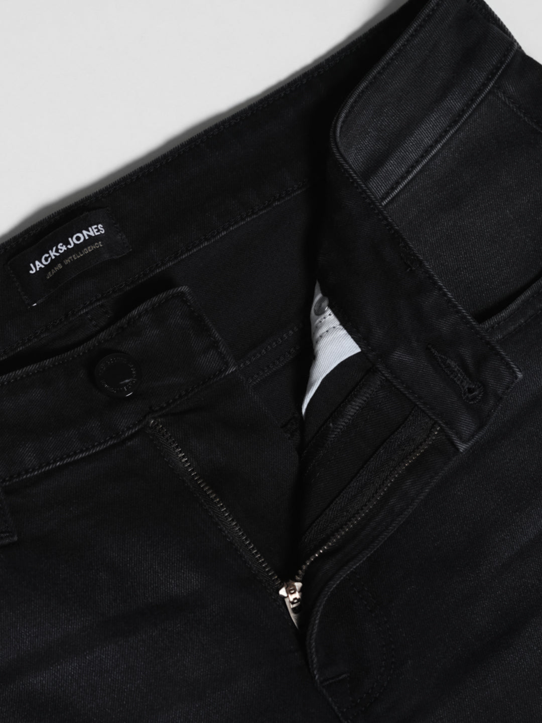 Black Clark Regular Straight Fit Jeans