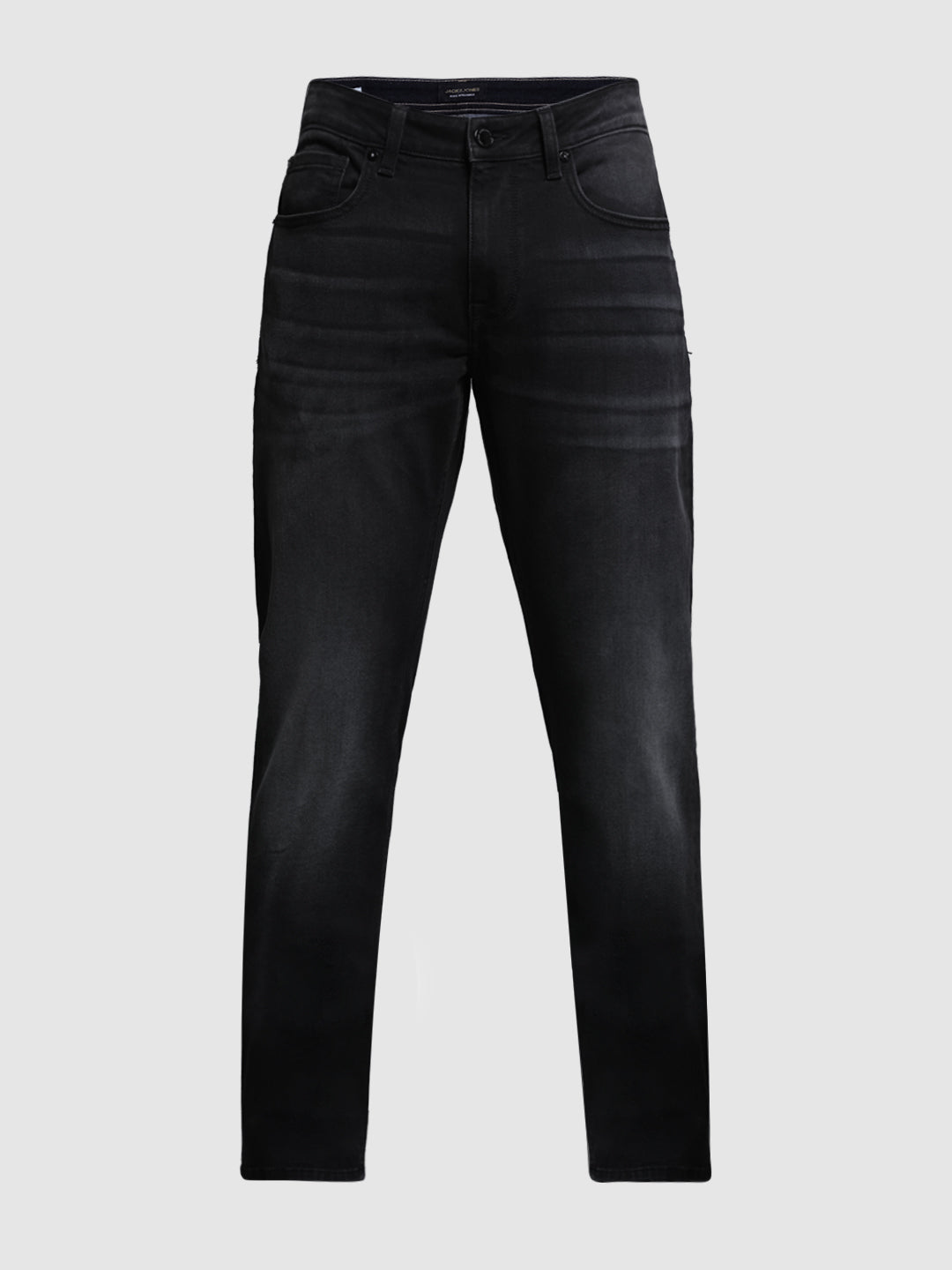 Black Clark Regular Straight Fit Jeans